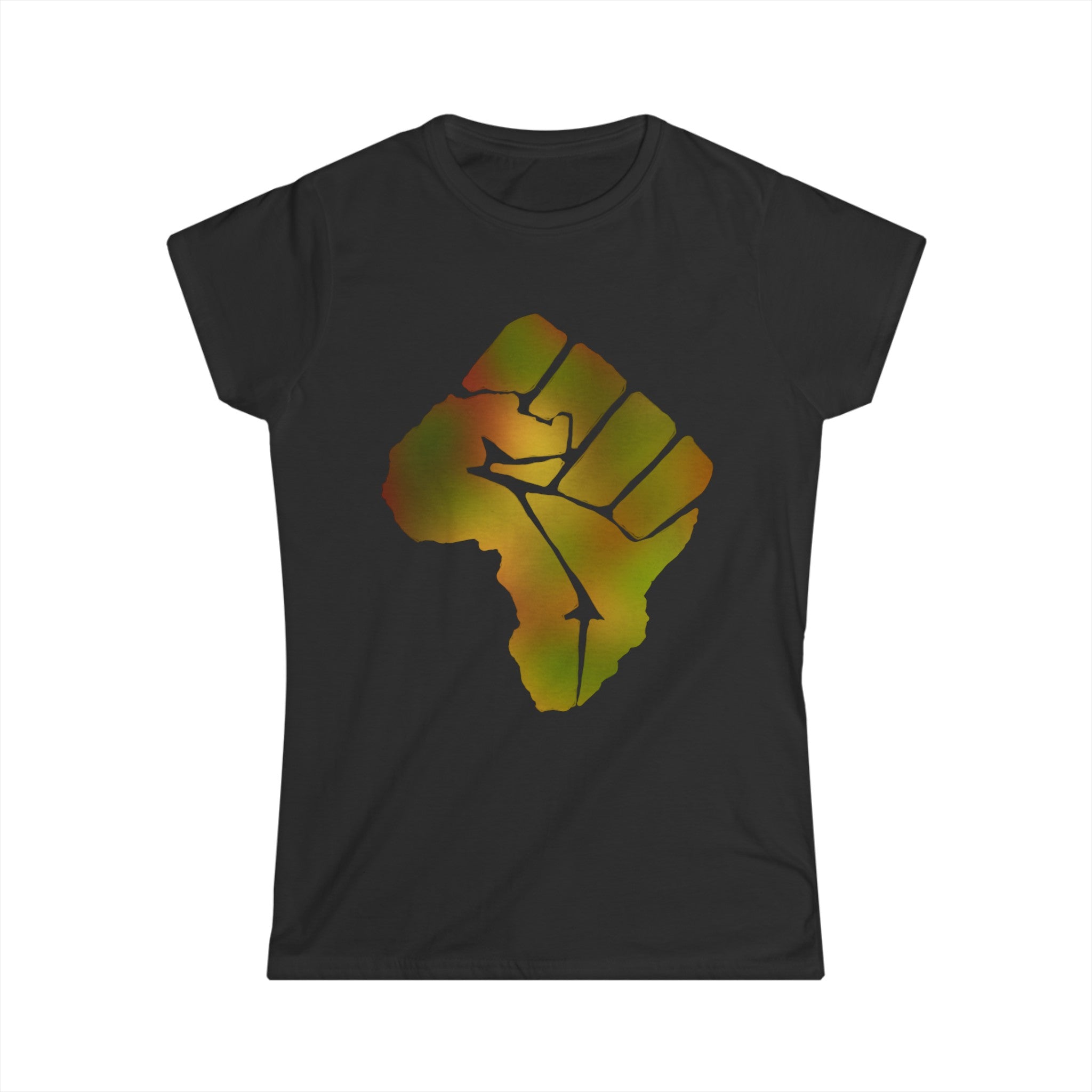 BLACK POWER AFRICA Women's Softstyle Tee