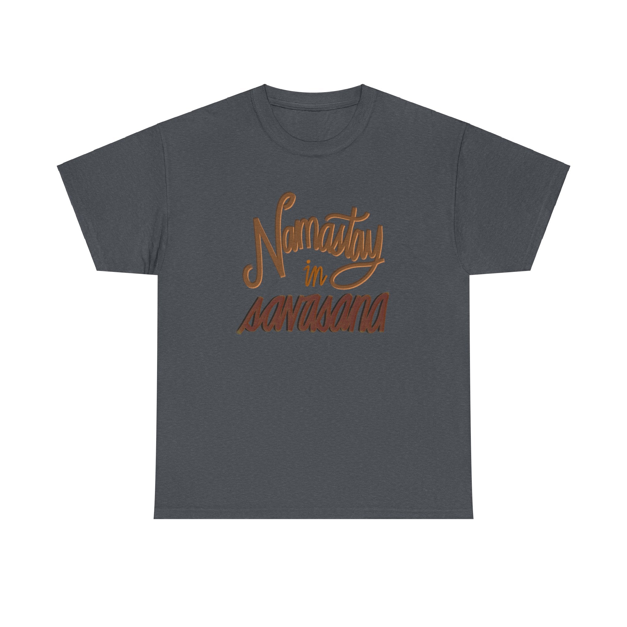 NAMASTAY IN SAVASANA Unisex Heavy Cotton Tee