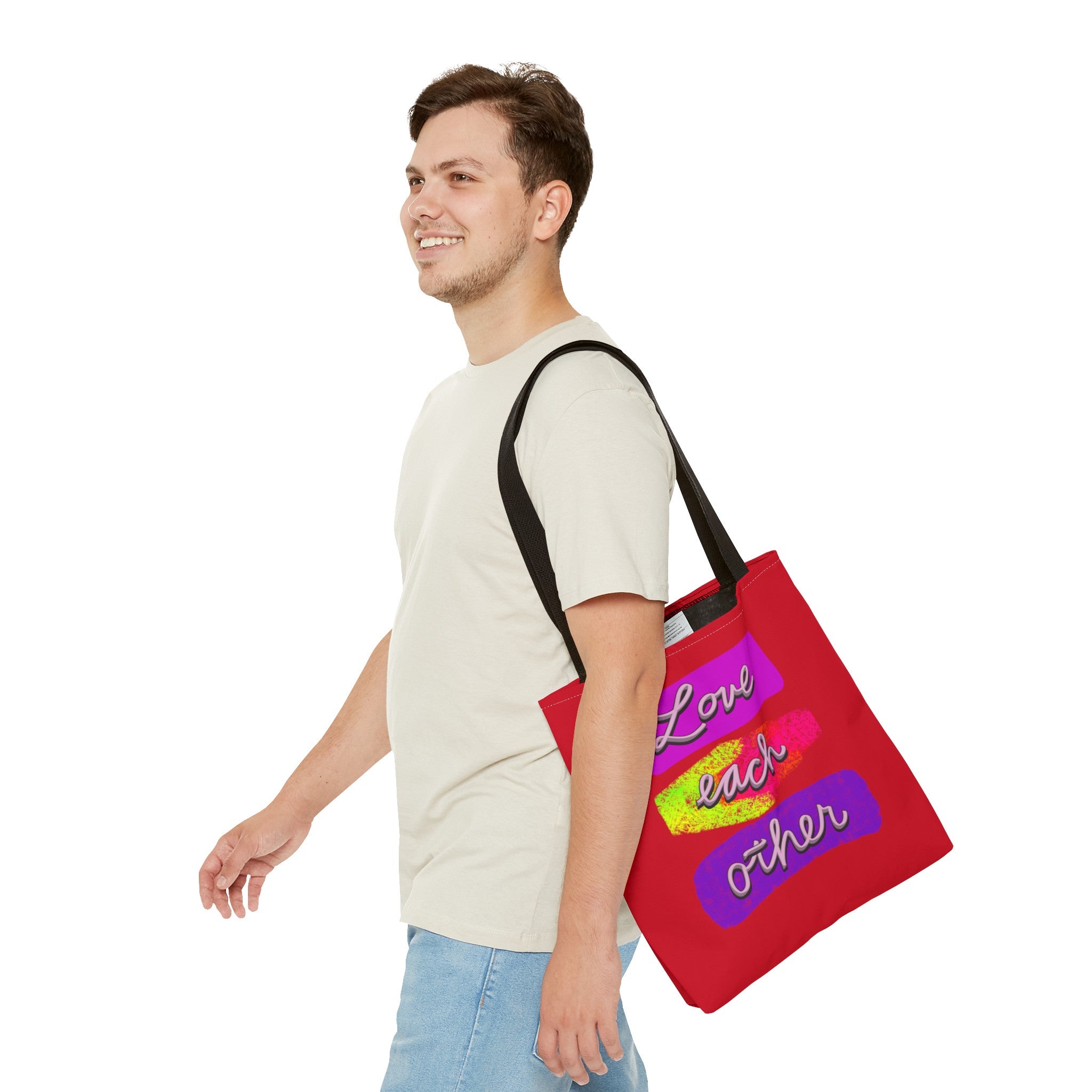 LOVE EACH OTHER Tote Bag (AOP)