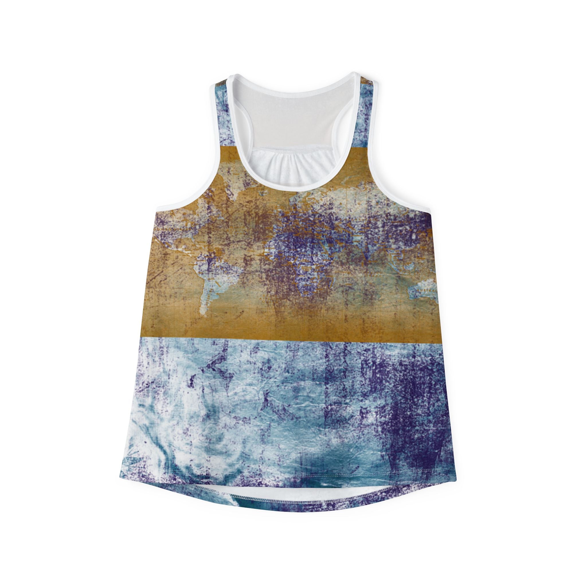 Ocean-Inspired Women's Tank Top - Bohemian Style for Summer Adventures