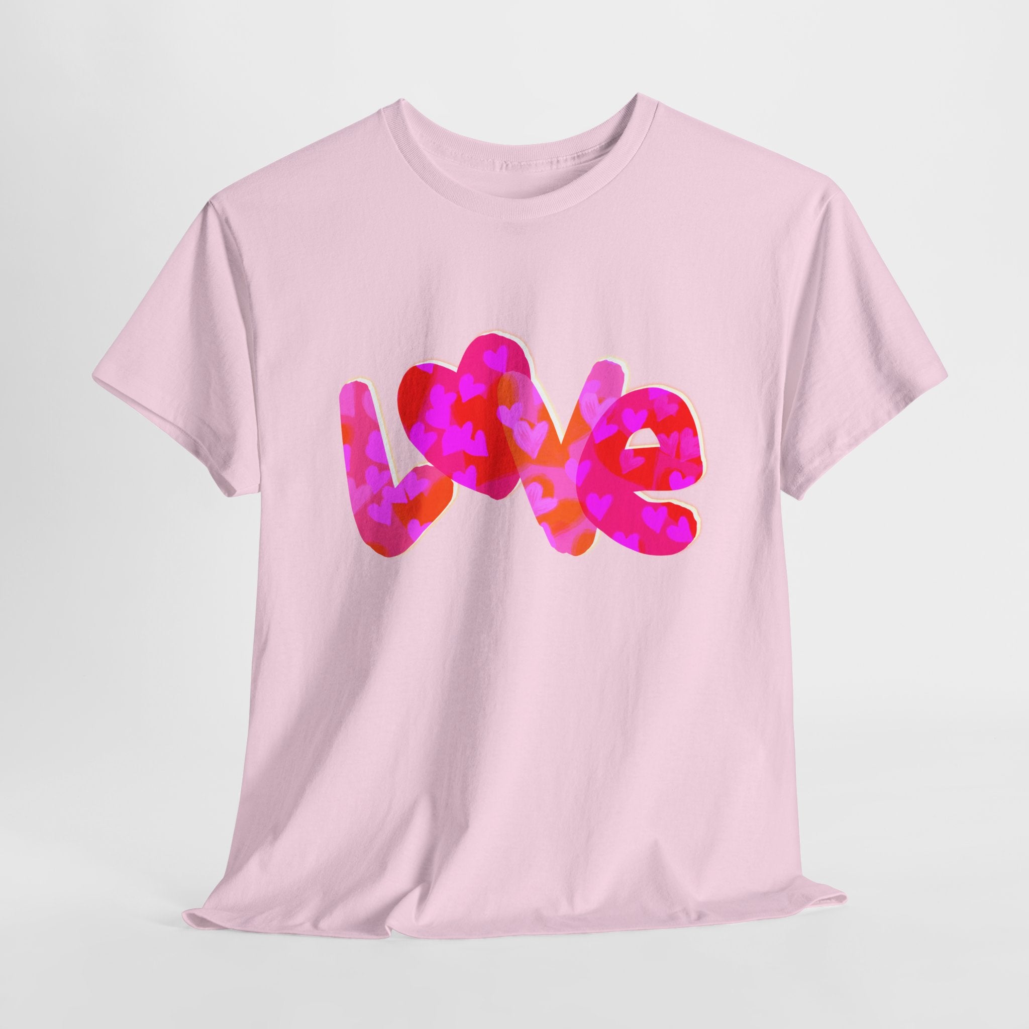 Love Graphic Unisex Heavy Cotton Tee - Perfect for Valentine's Day and Everyday Wear