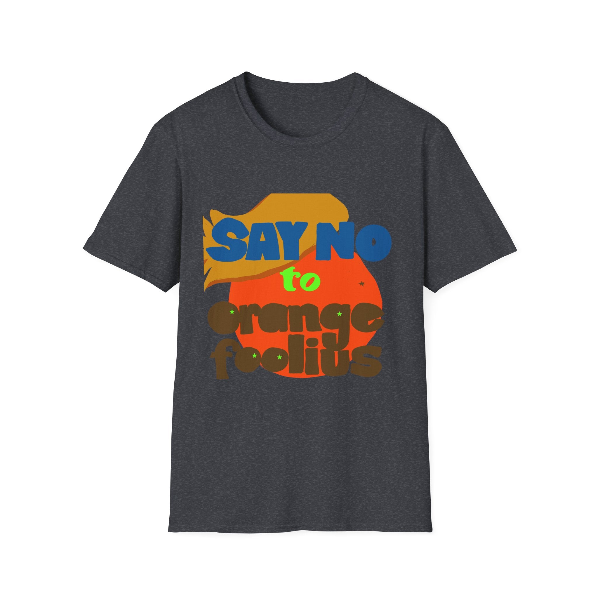 ORANGE FOOLIUS HAND-DRAWN TEE