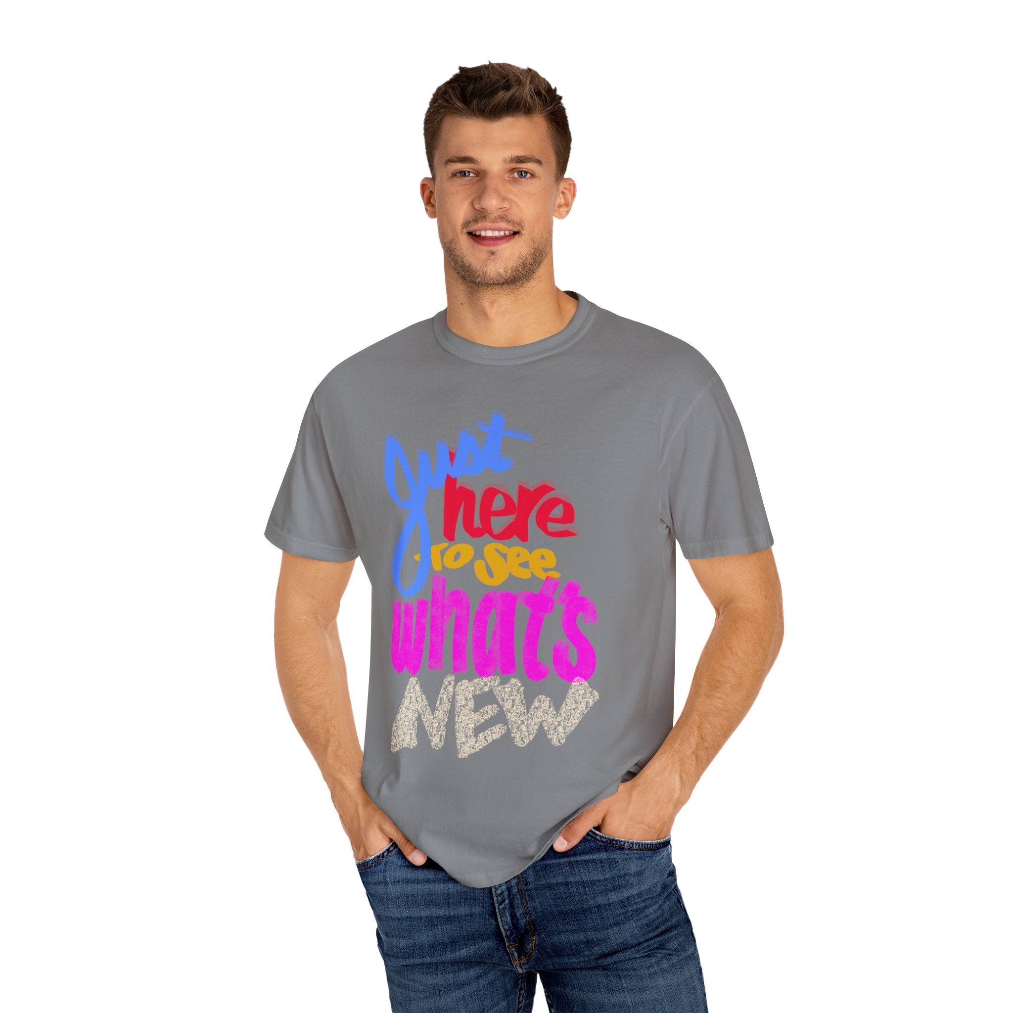 WHAT’S NEW Unisex Garment-Dyed T-shirt