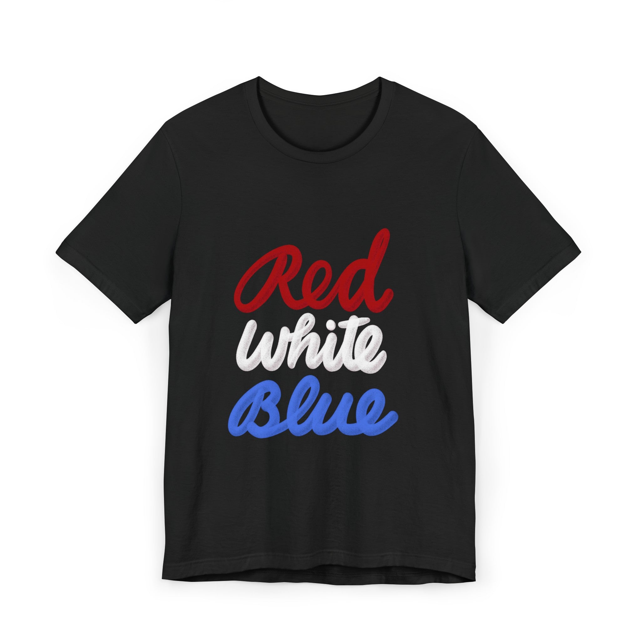RED WHITE BLUE Unisex Jersey T-Shirt
