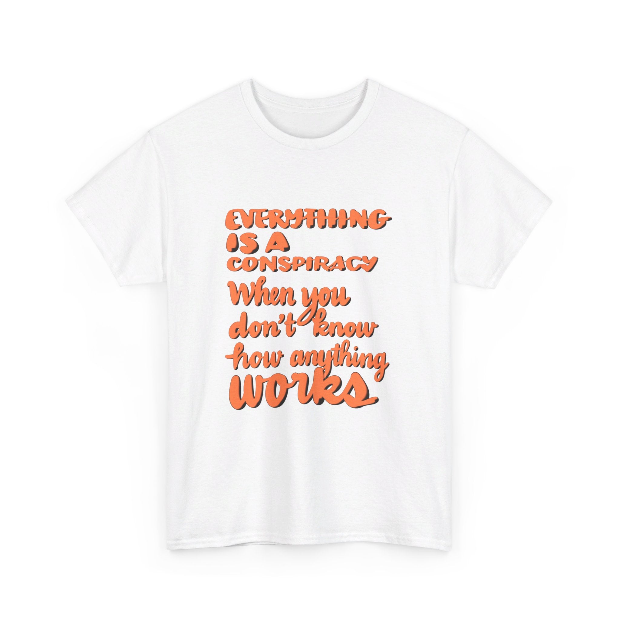 CONSPIRACIES Unisex Heavy Cotton Tee