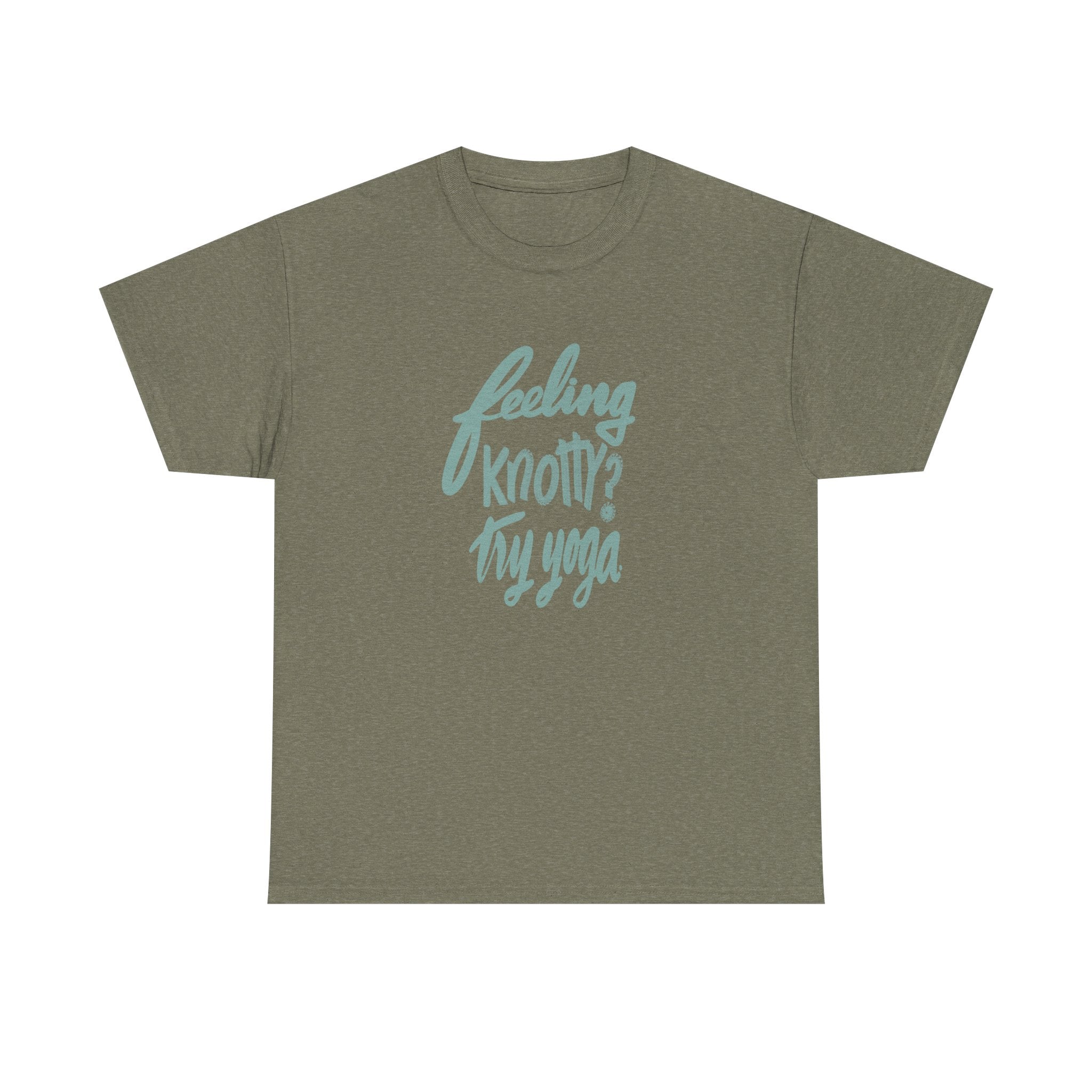 Feeling Knotty? Try Yoga Unisex Heavy Cotton Tee