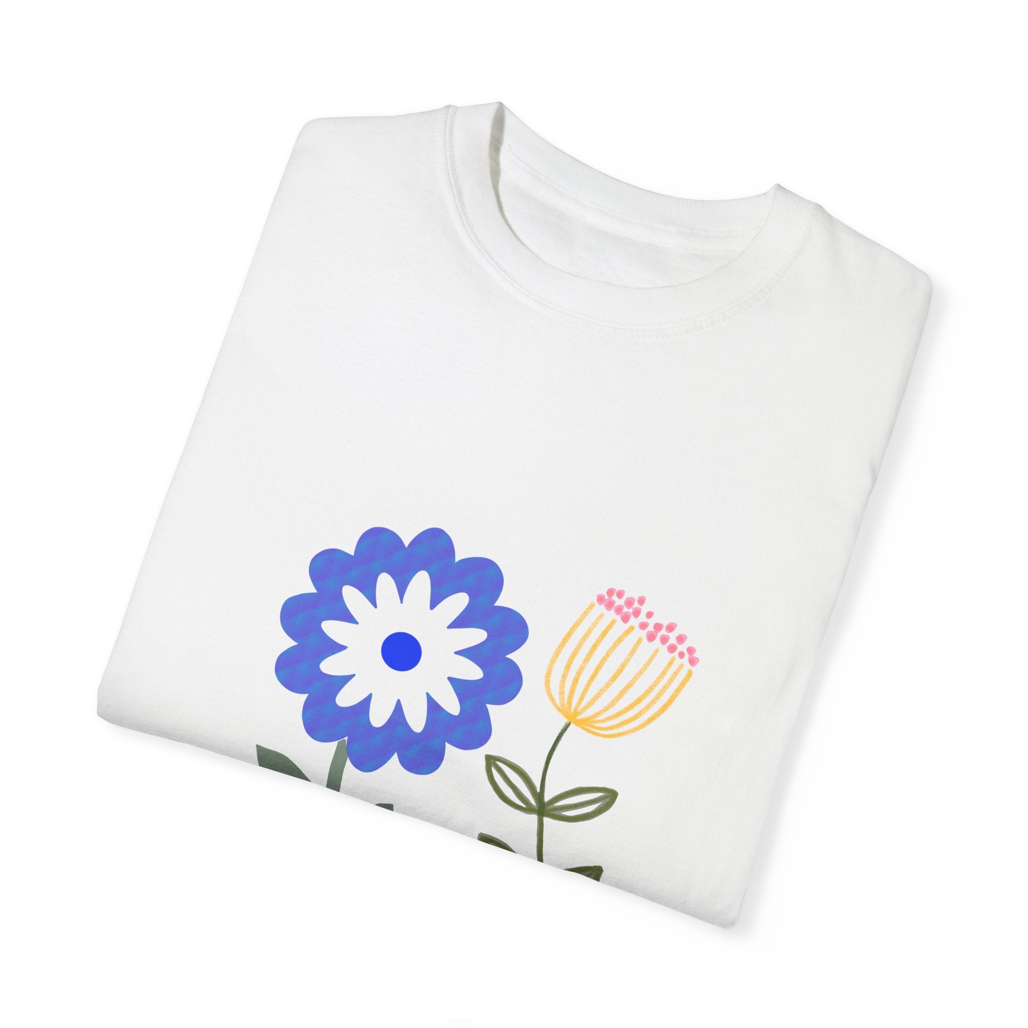 TWO FLOWERS Unisex Garment-Dyed T-shirt
