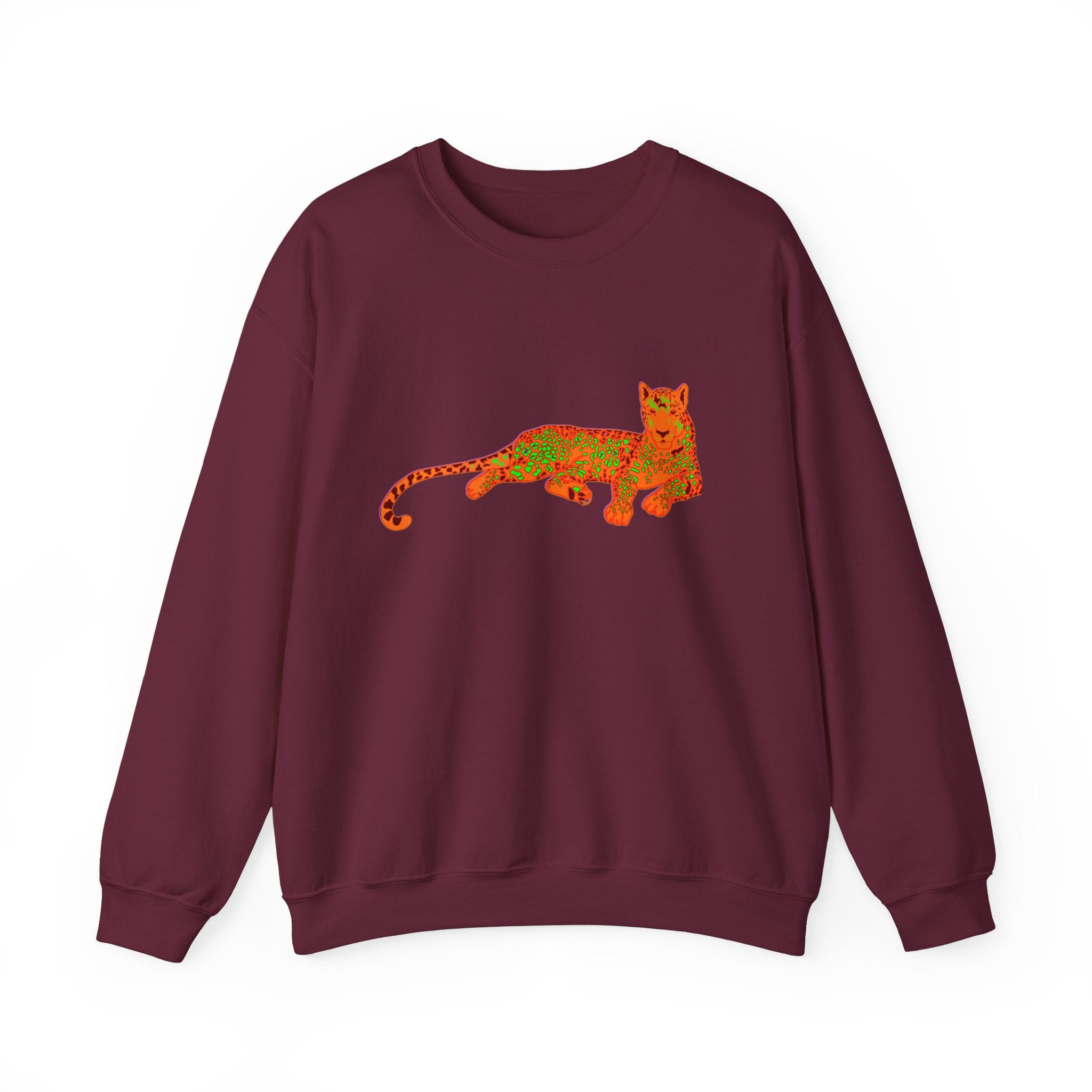 Colorful Leopard Crewneck Sweatshirt