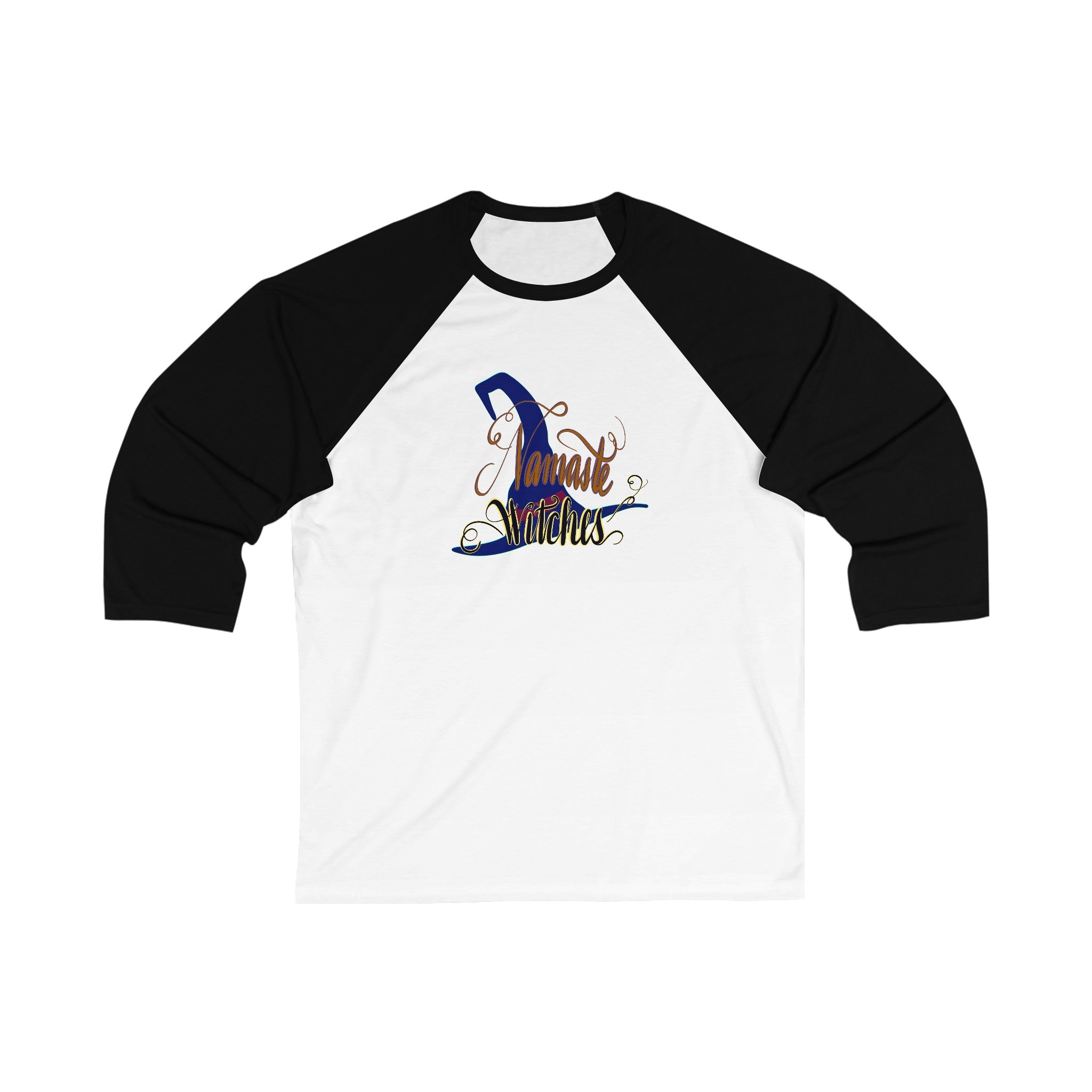 NAMASTE WITCHES 3\4 Sleeve Baseball Tee
