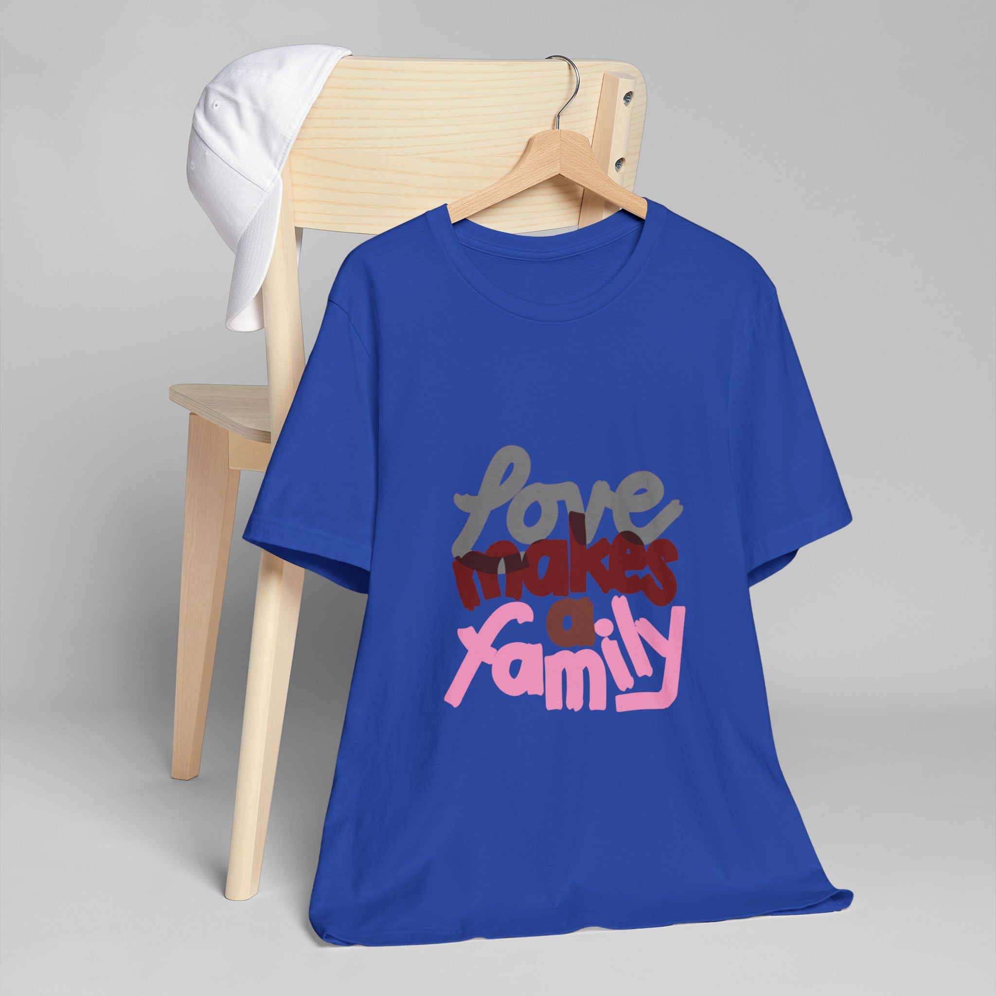 LOVE MAKES A FAMILY Unisex Jersey T-Shirt