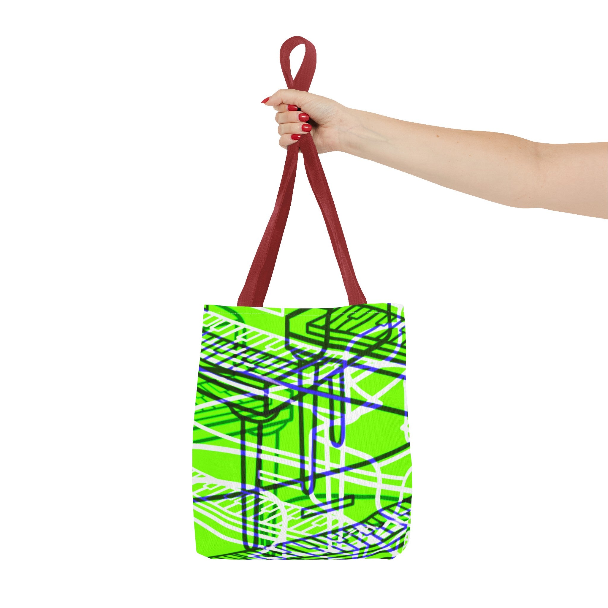 GREEN PIANOS Tote Bag (AOP)