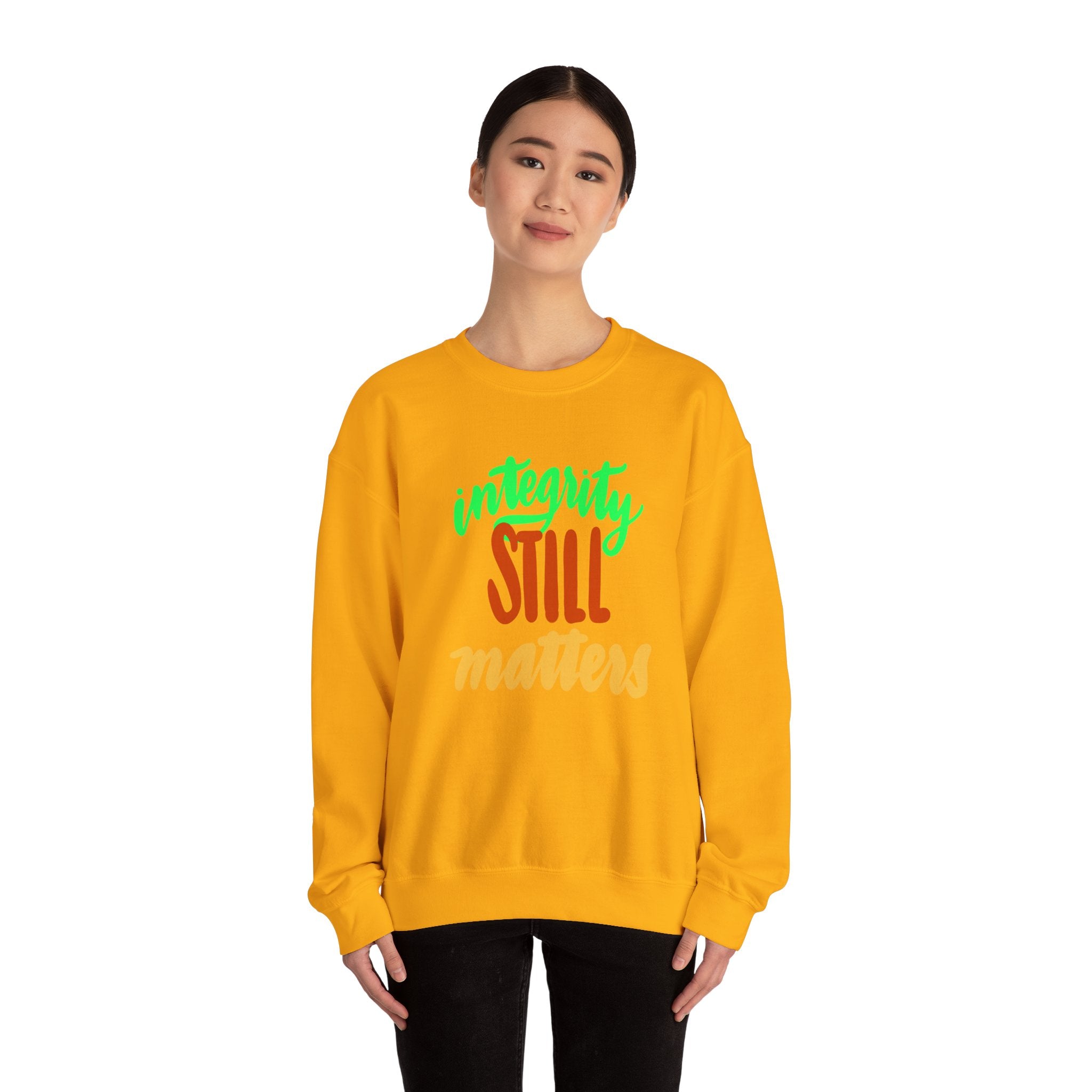 Integrity Still Matters Sweatshirt | Unisex Heavy Blend Crewneck | Cozy Everyday Style