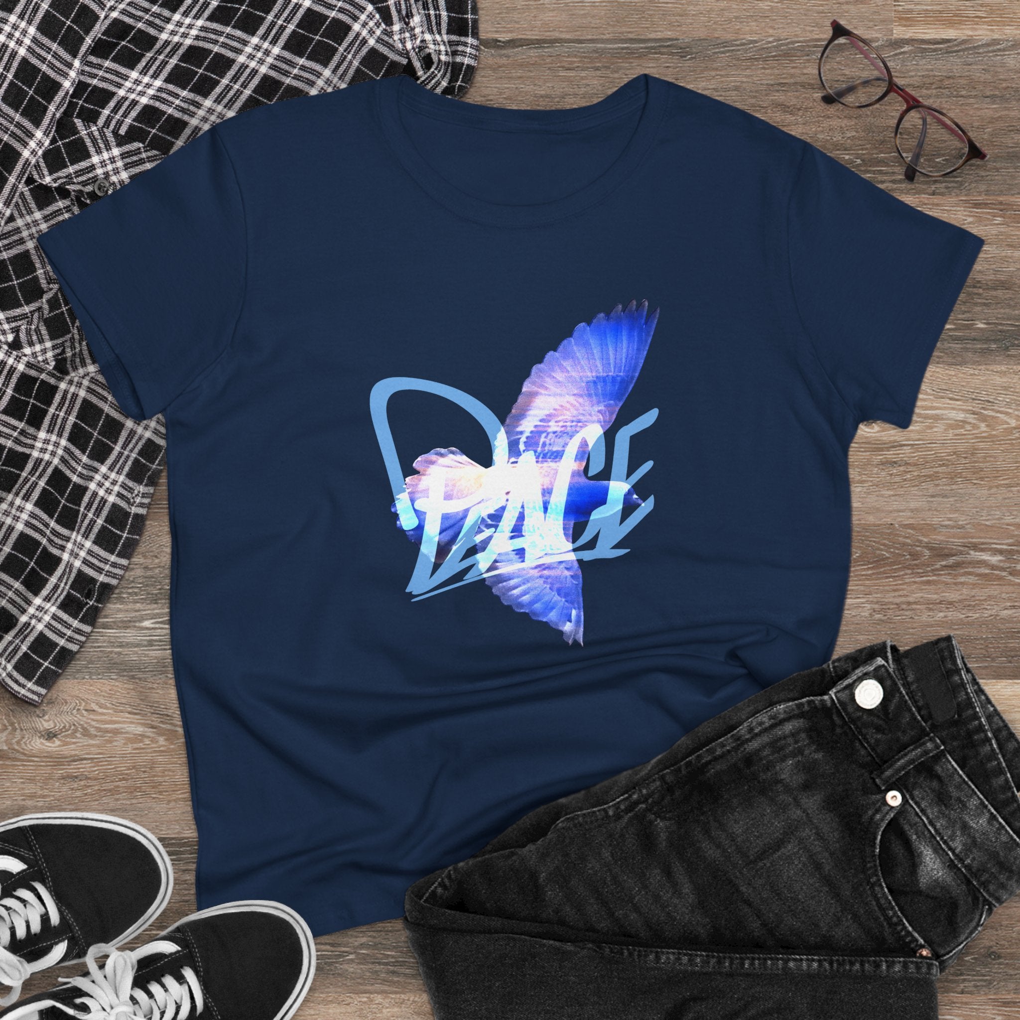 PEACE Women's Midweight Cotton Tee