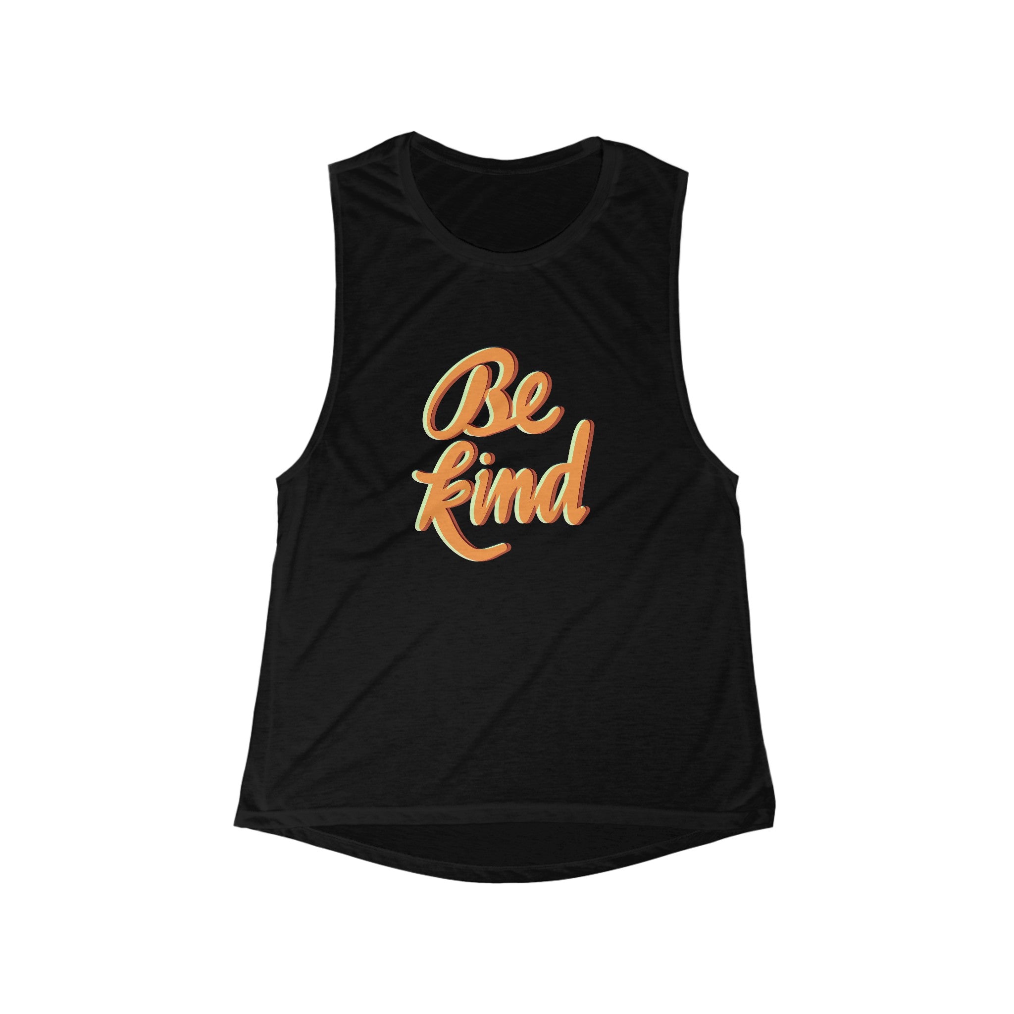 BE KIND Flowy Scoop Muscle Tank
