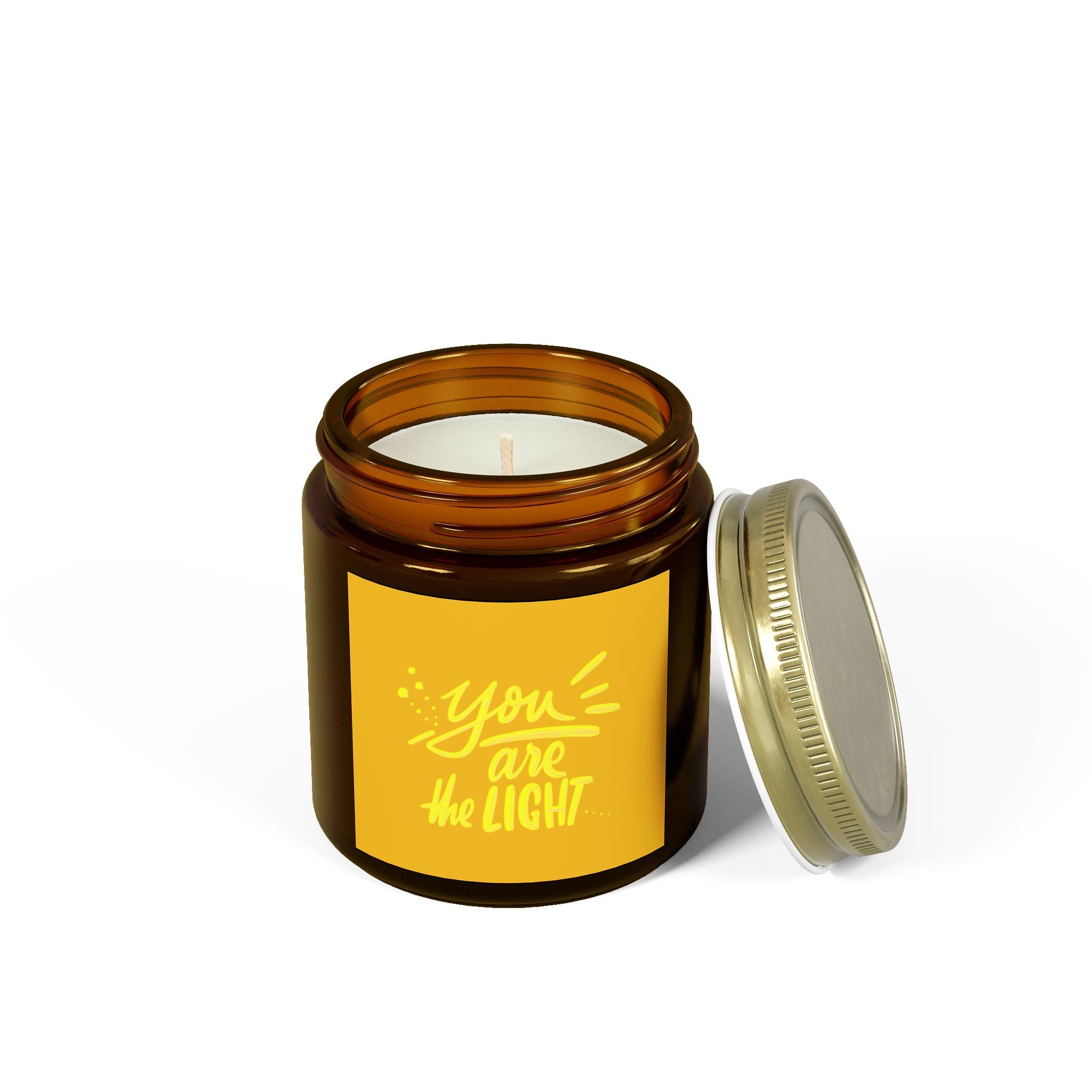 Brightening Scented Candles - You Are the Light | Uplifting Home Décor, Gifts for Friends, Relaxation, Self-Care, Affirmation