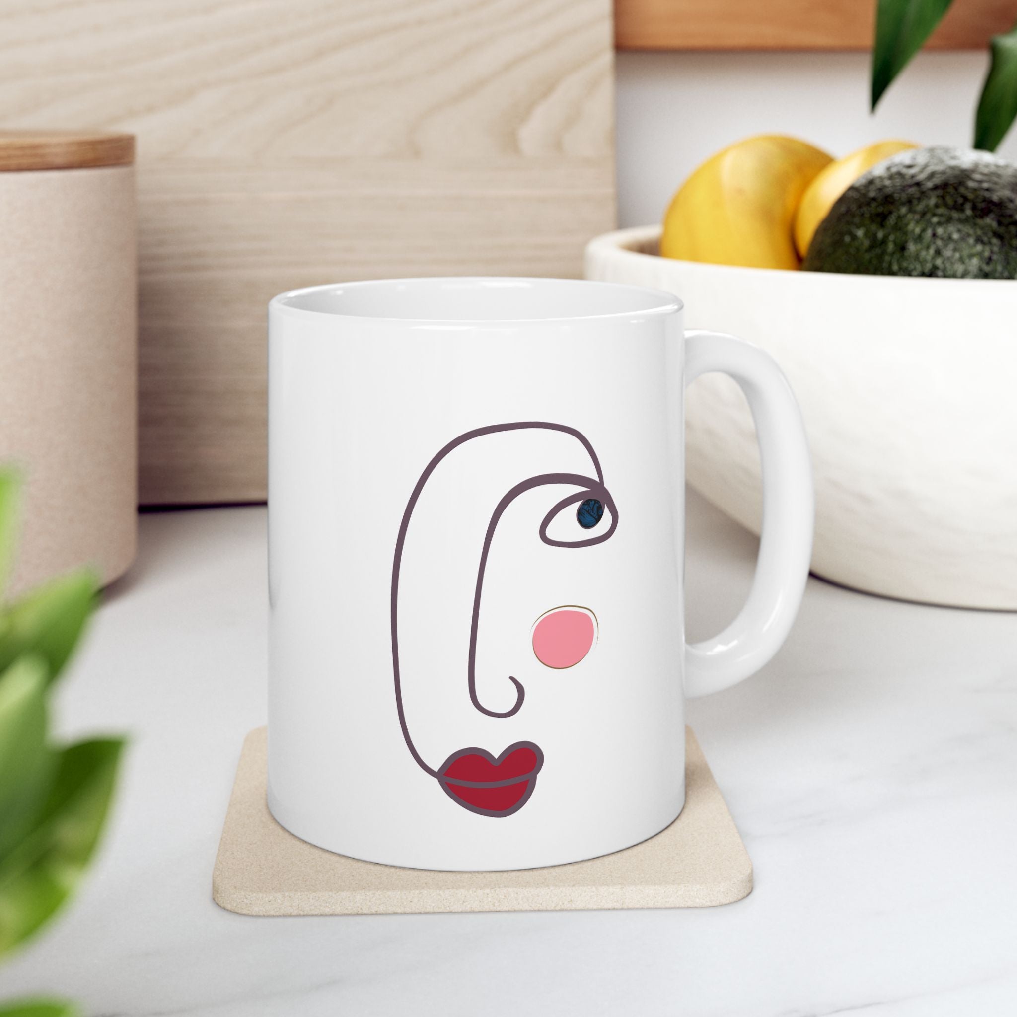 Cute Character Ceramic Mug - 11oz - Perfect Gift for Coffee Lovers