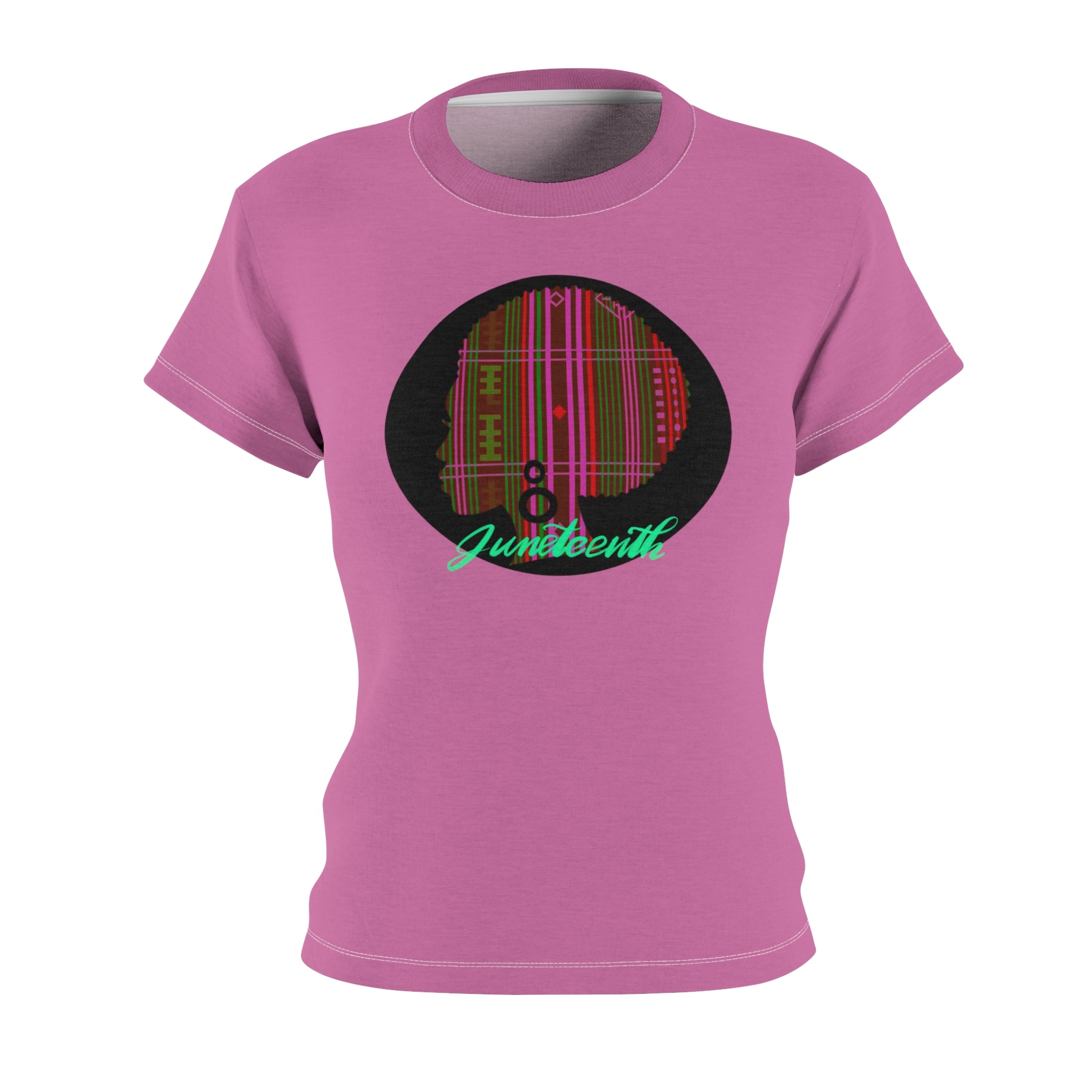 JUNETEENTH WOMAN Women's Cut & Sew Tee (AOP)