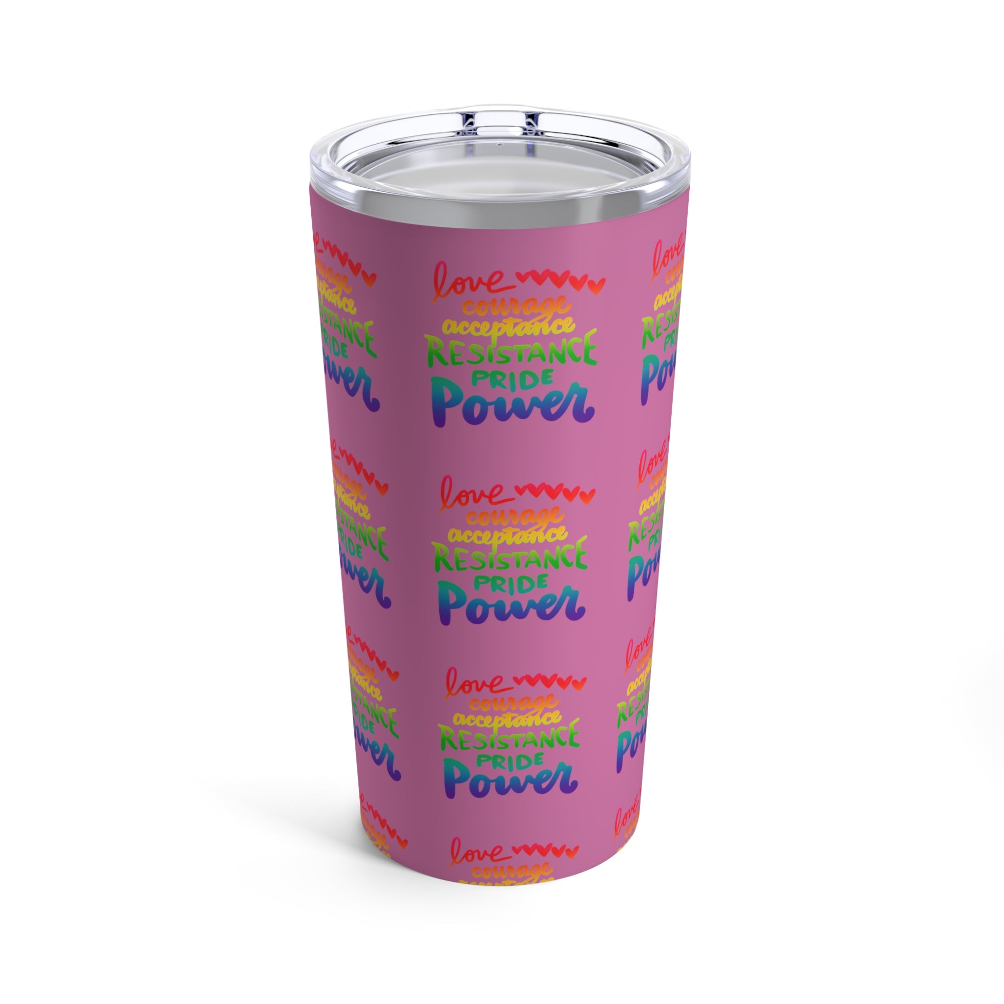 LOVE PRIDE POWER ETC Tumbler 20oz
