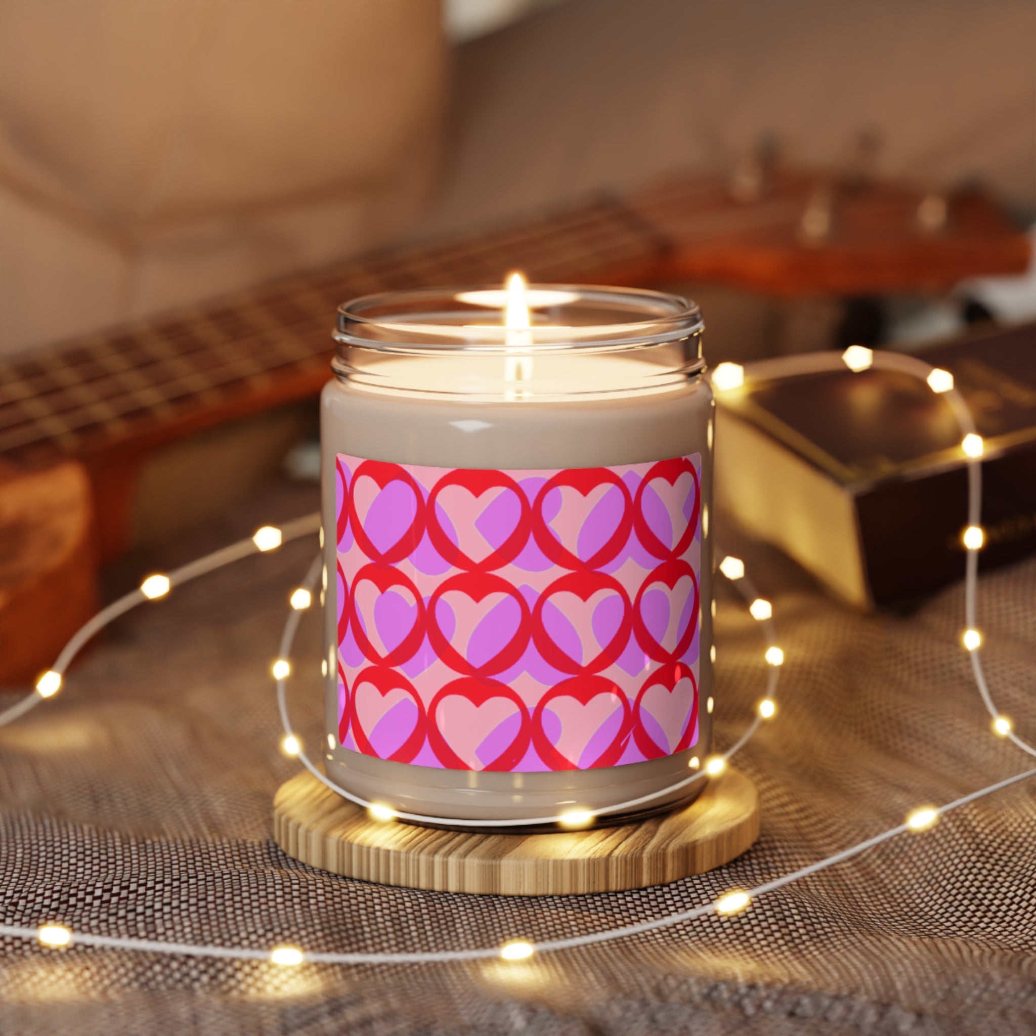 LOVE CANDLE Scented Soy Candle, 9oz