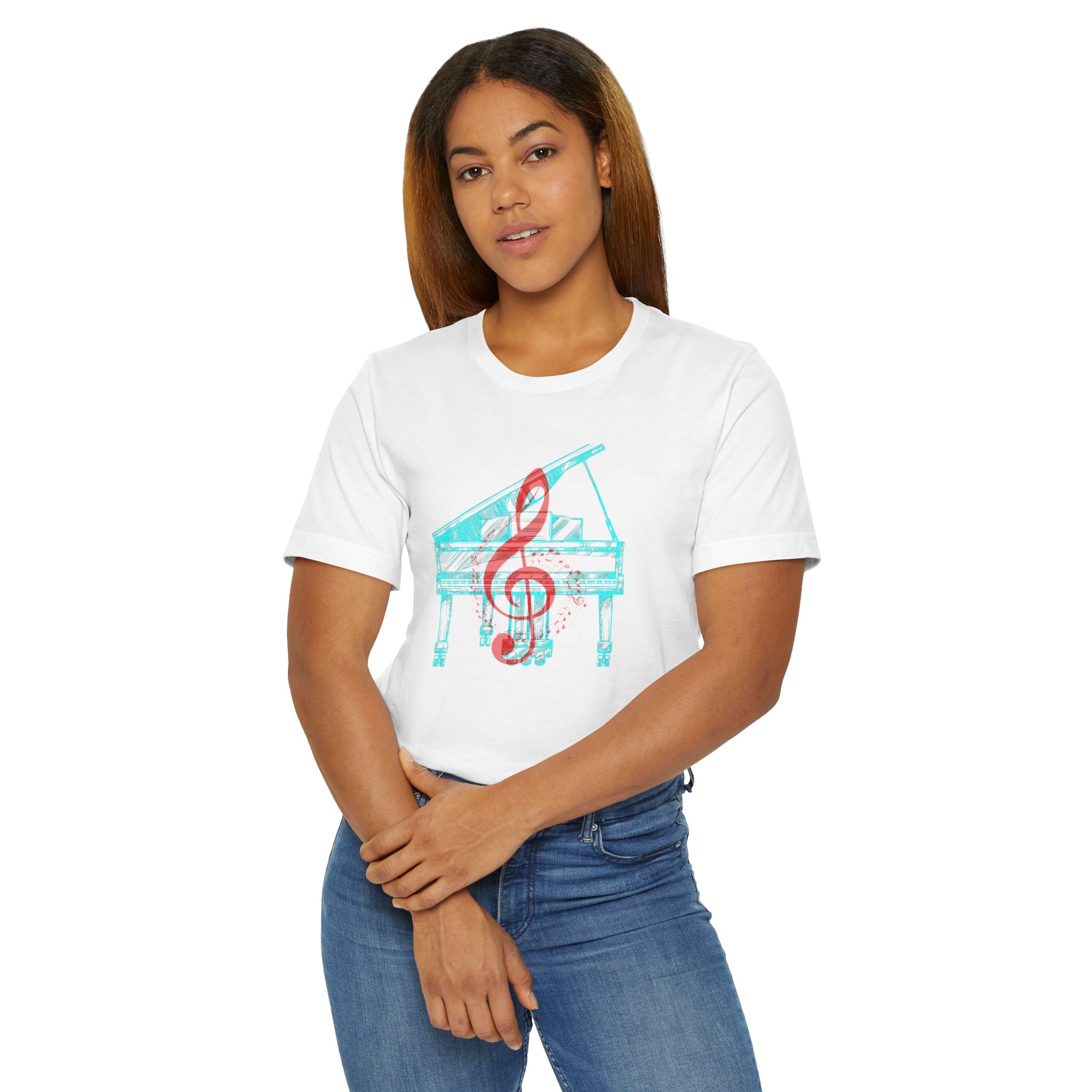 Upright Piano Jersey T-Shirt
