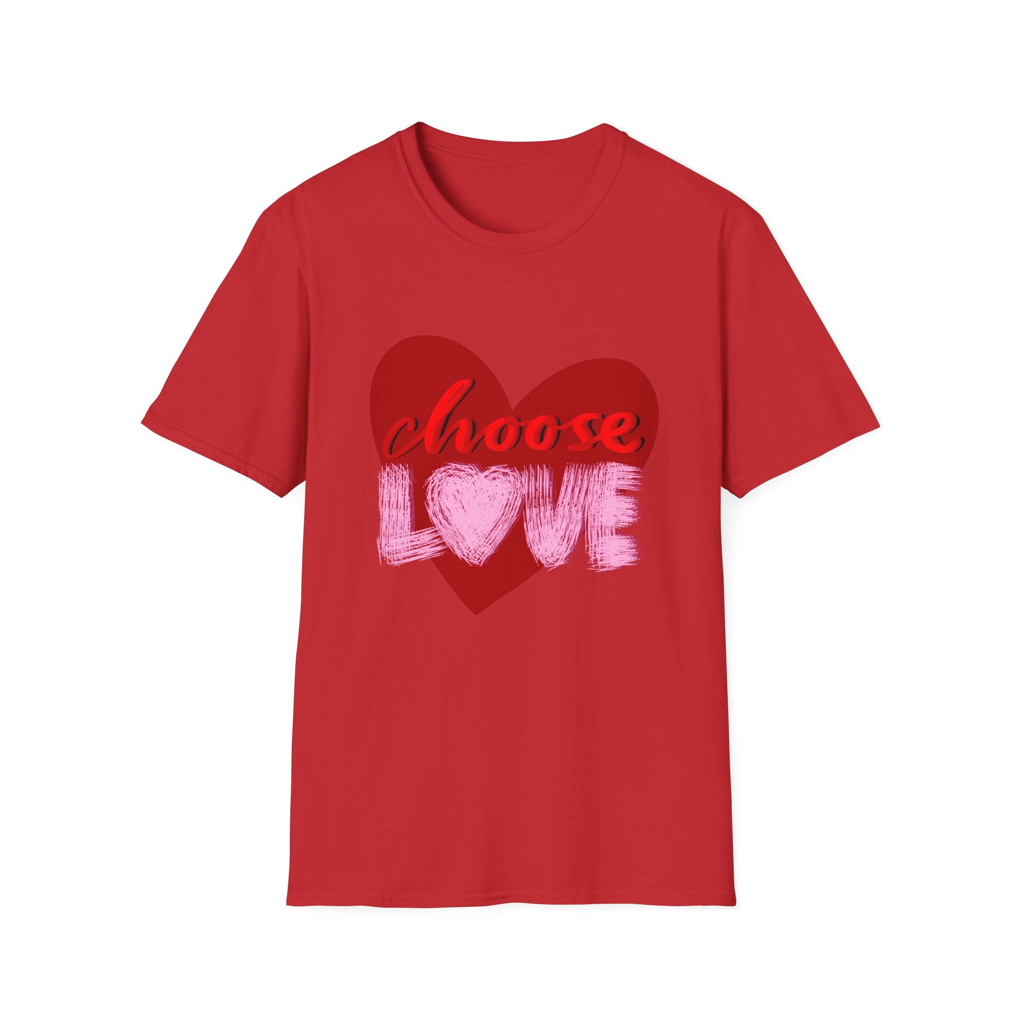 Choose Love Unisex Softstyle T-Shirt - Perfect for Valentine's Day & Everyday Wear
