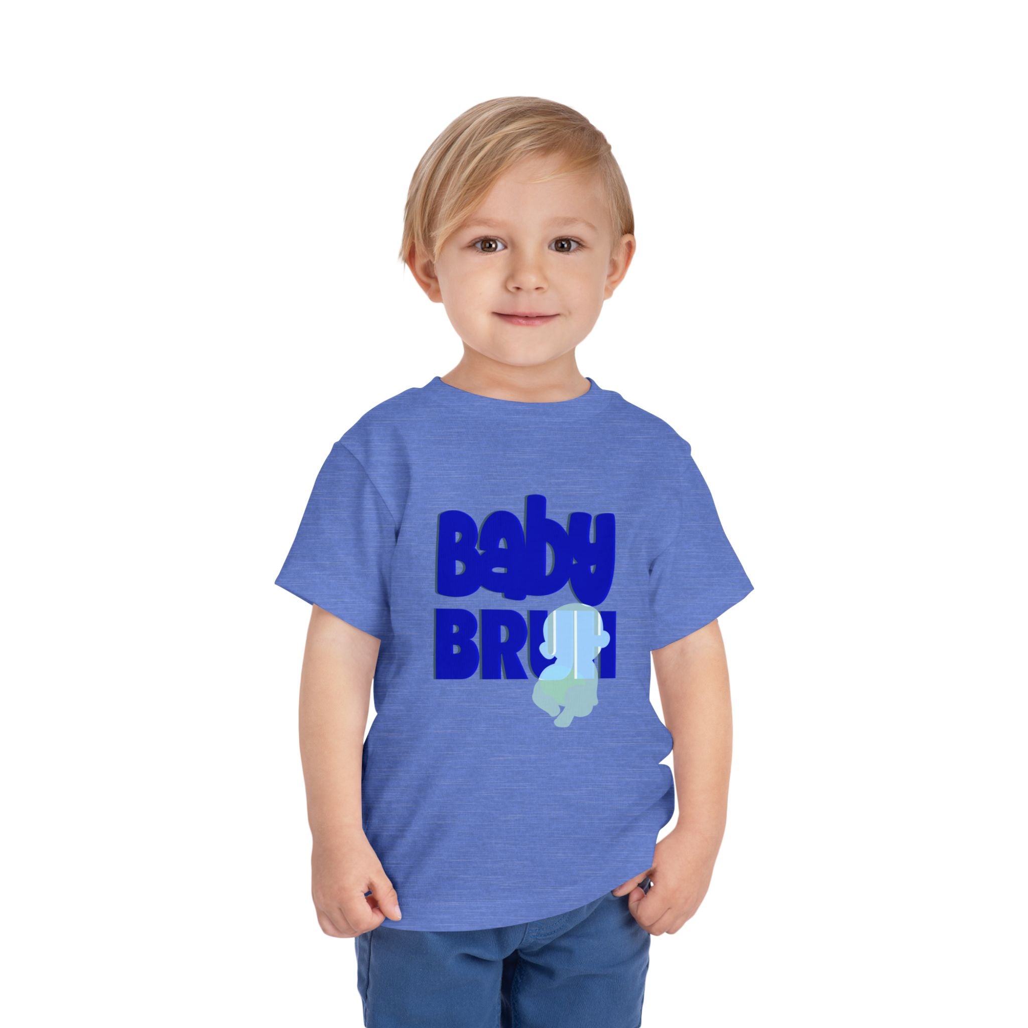 Toddler Tee BABY BRUH Cute Family Love Design