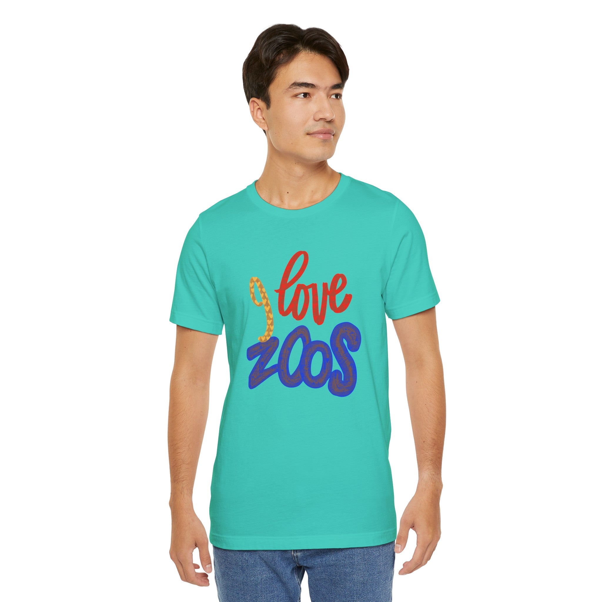 I LOVE ZOOS Unisex Jersey Short Sleeve Tee