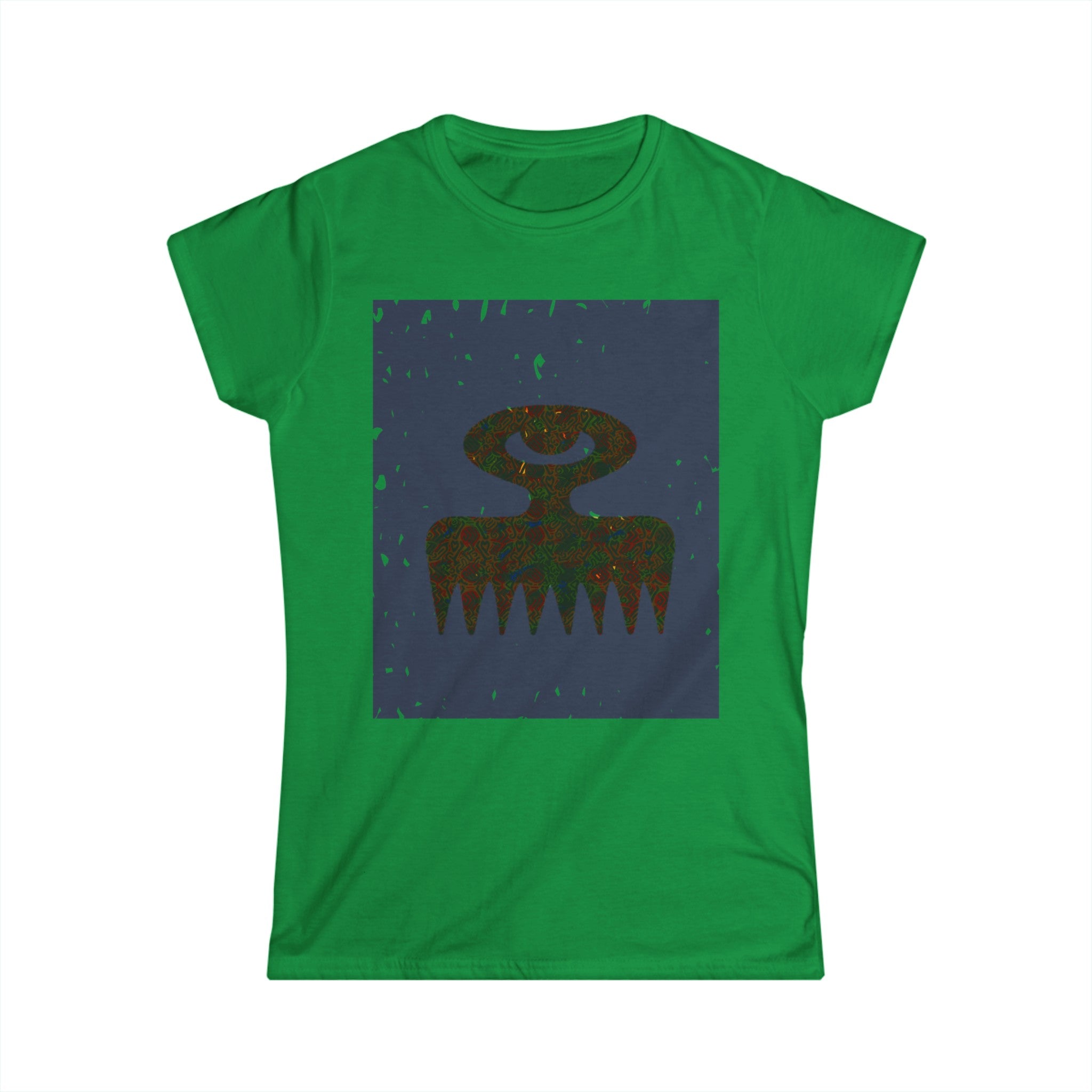 BEAUTY_ ADINKRA SYMBOL Women's Softstyle Tee