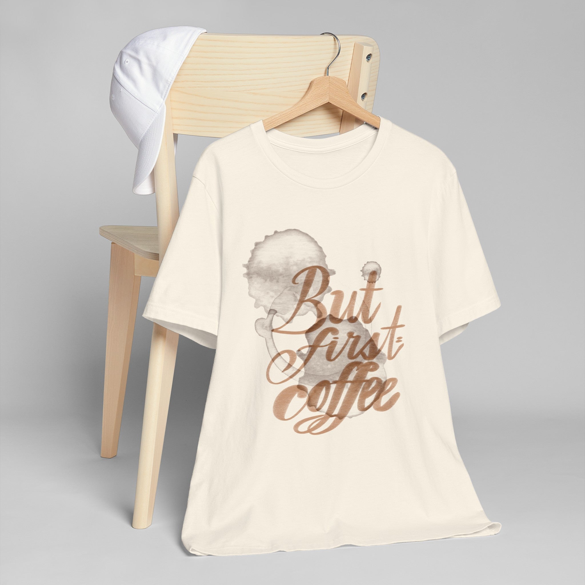 BUT FIRST Unisex Jersey T-Shirt