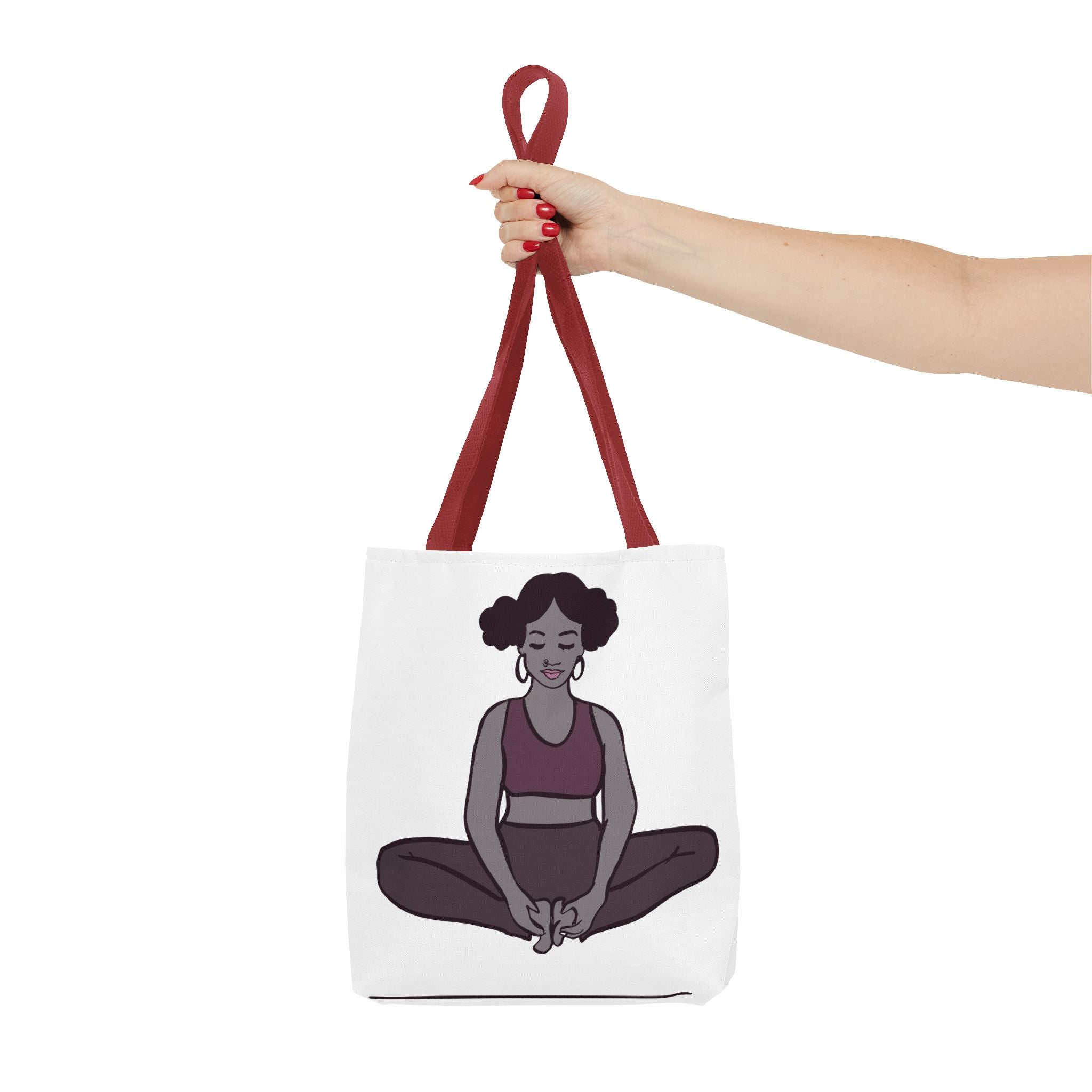 Mindfulness Tote Bag - Yoga Design for Calm & Zen