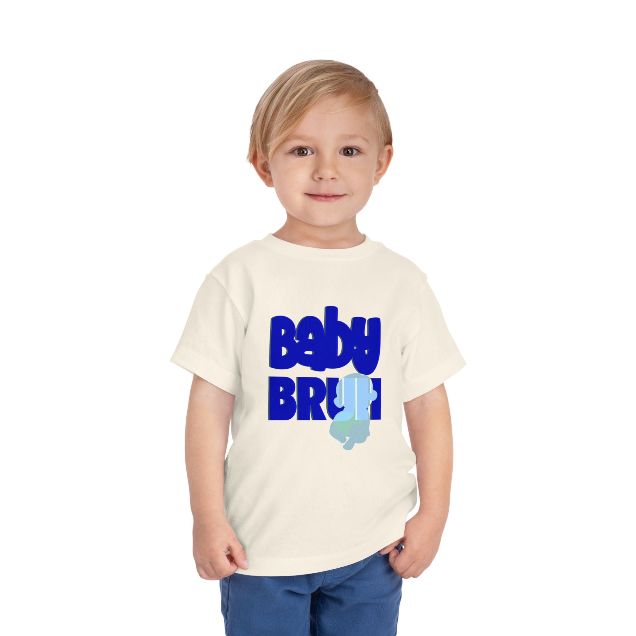 Toddler Tee BABY BRUH Cute Family Love Design