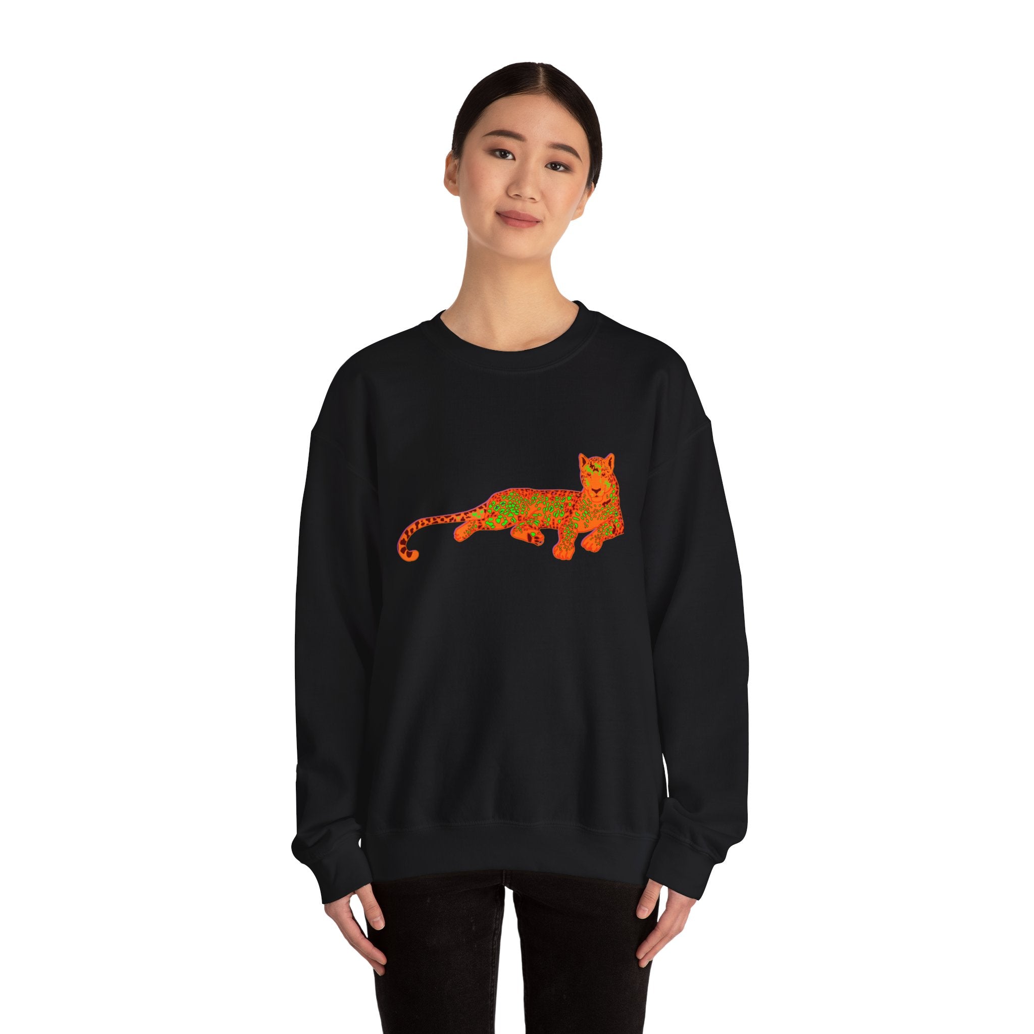 Colorful Leopard Crewneck Sweatshirt