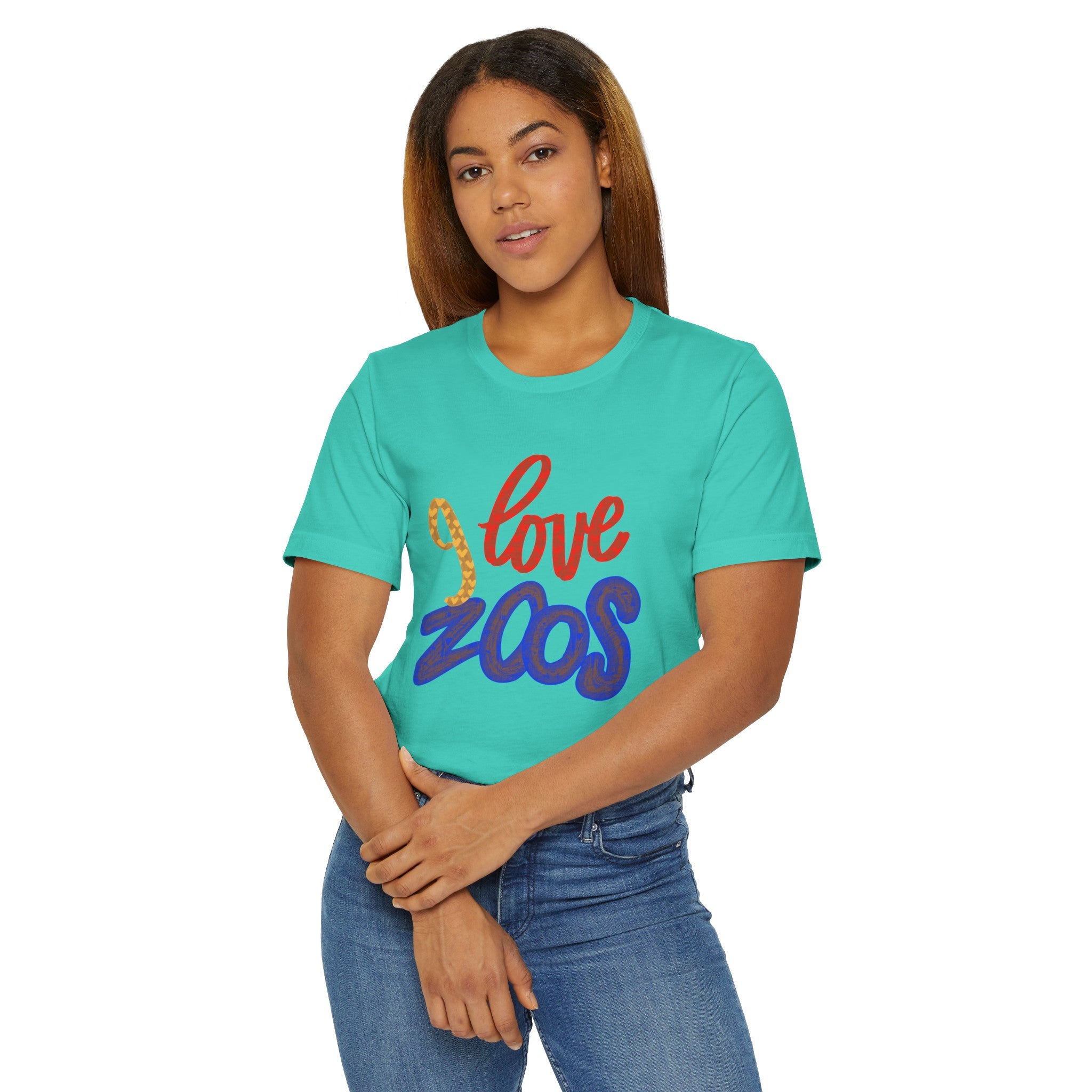 I LOVE ZOOS Unisex Jersey Short Sleeve Tee