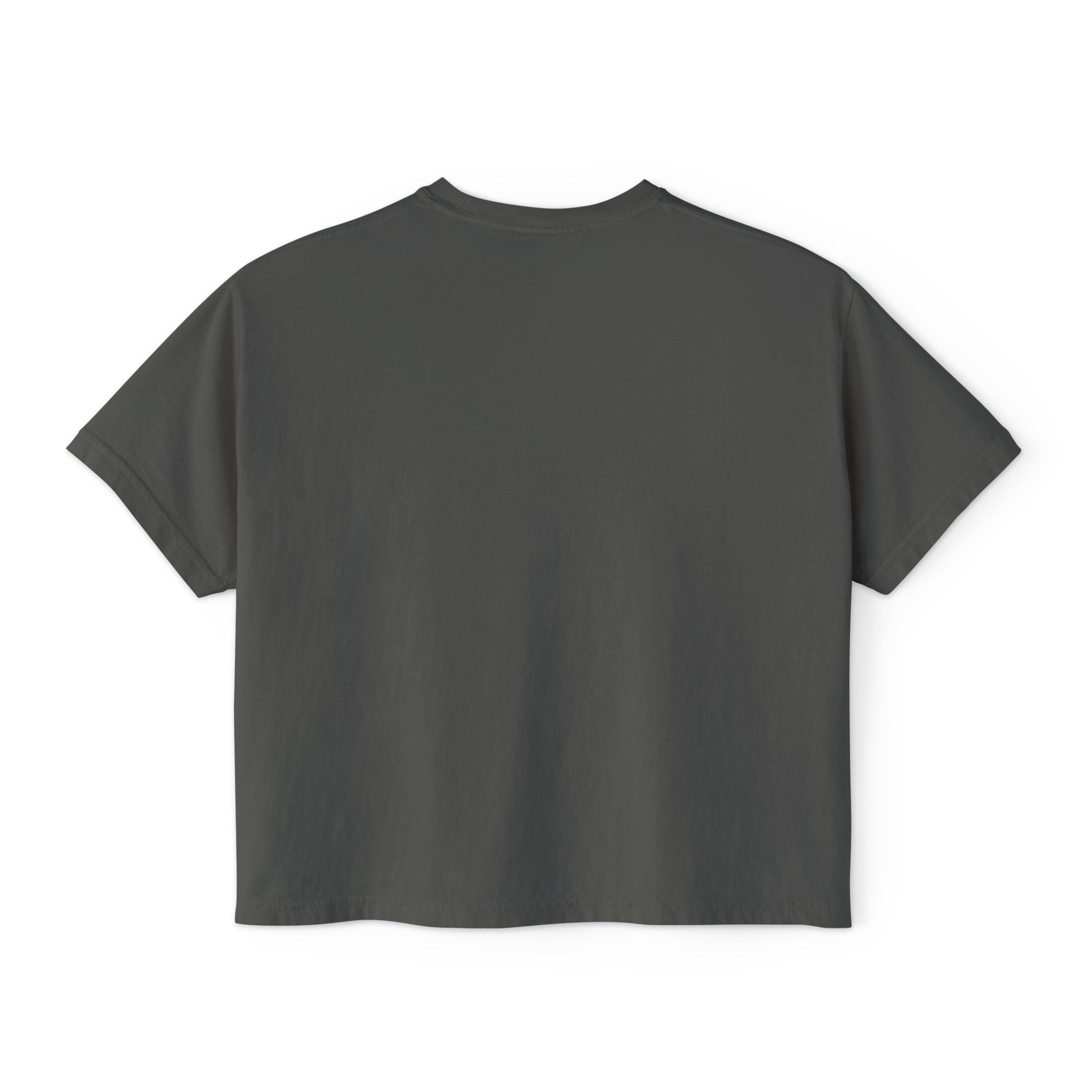 Chic Women's Boxy Tee - Modern Abstract Design