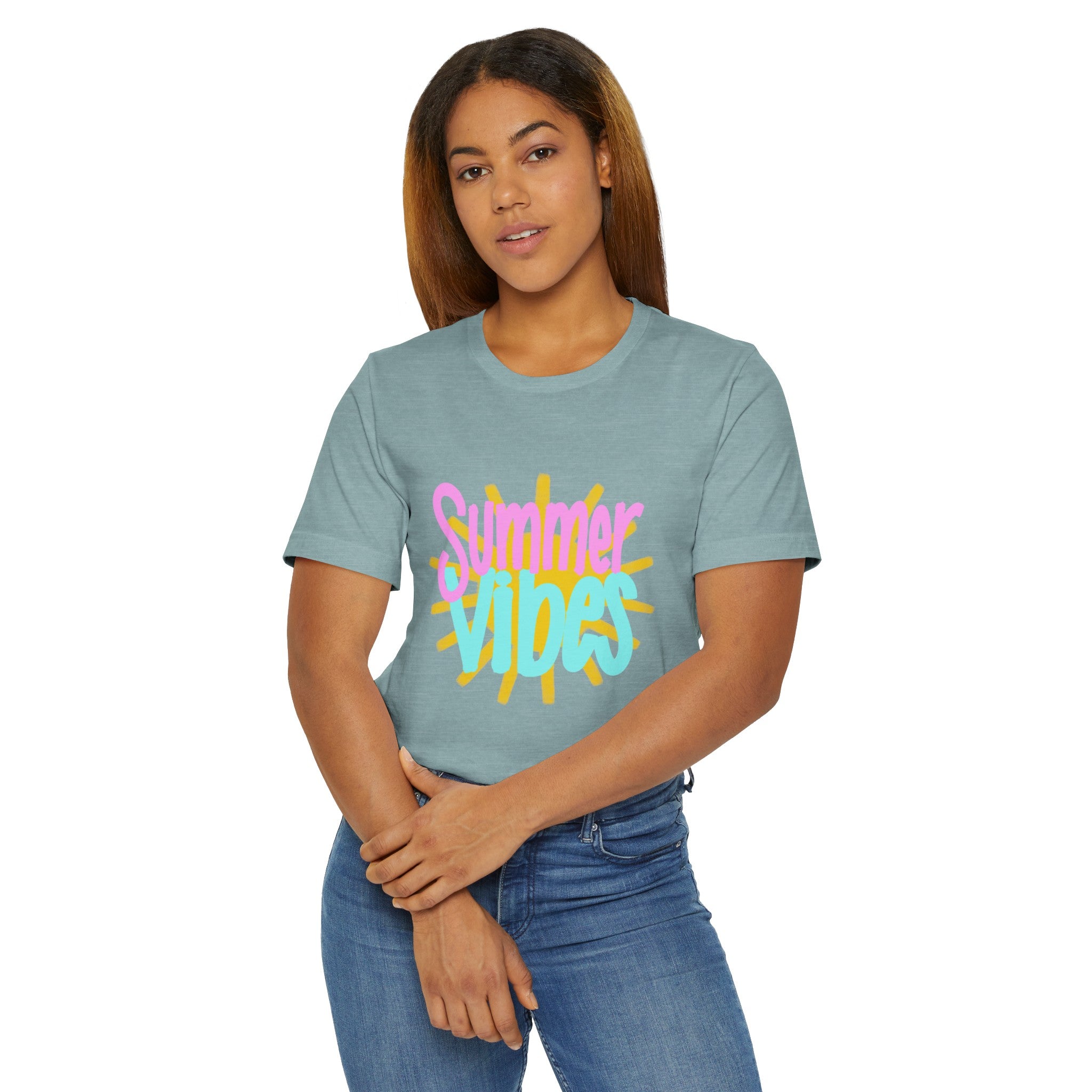 SUMMER VIBES Unisex Jersey Short Sleeve Tee