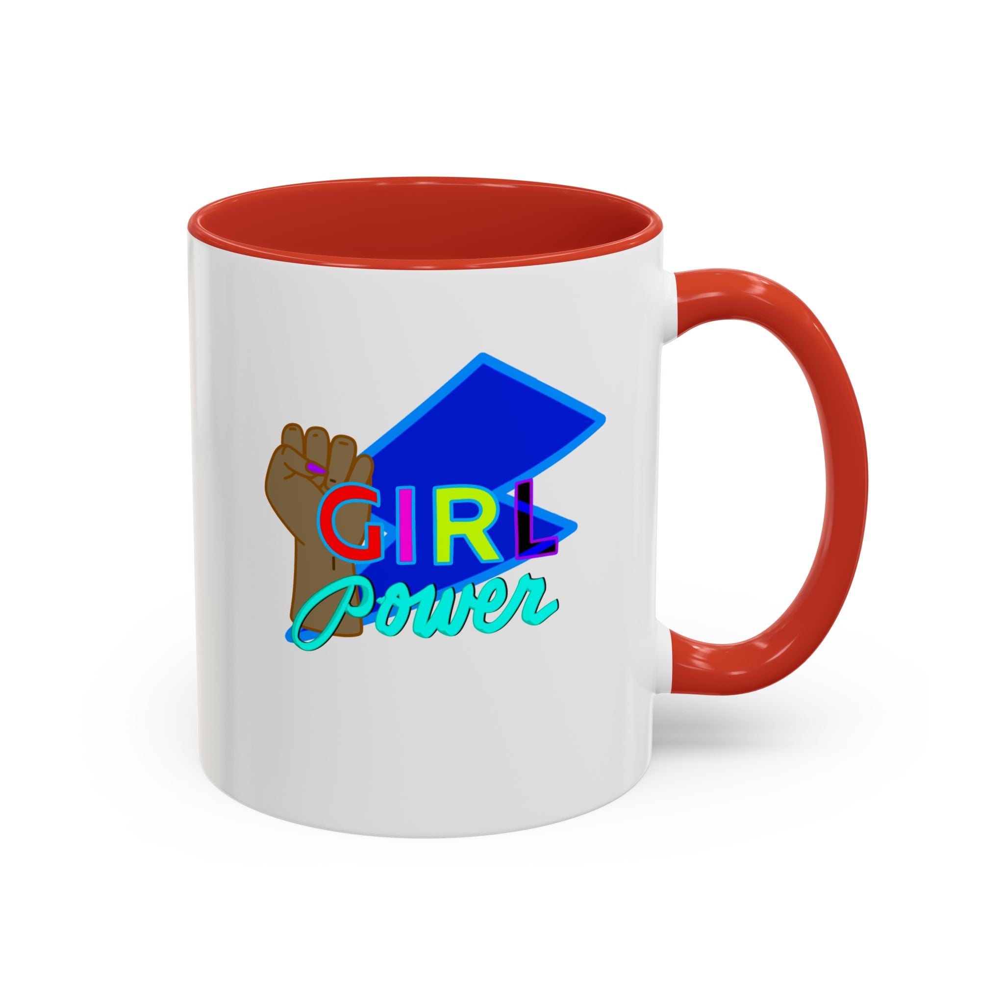 GIRL POWER Accent Coffee Mug (11 oz)