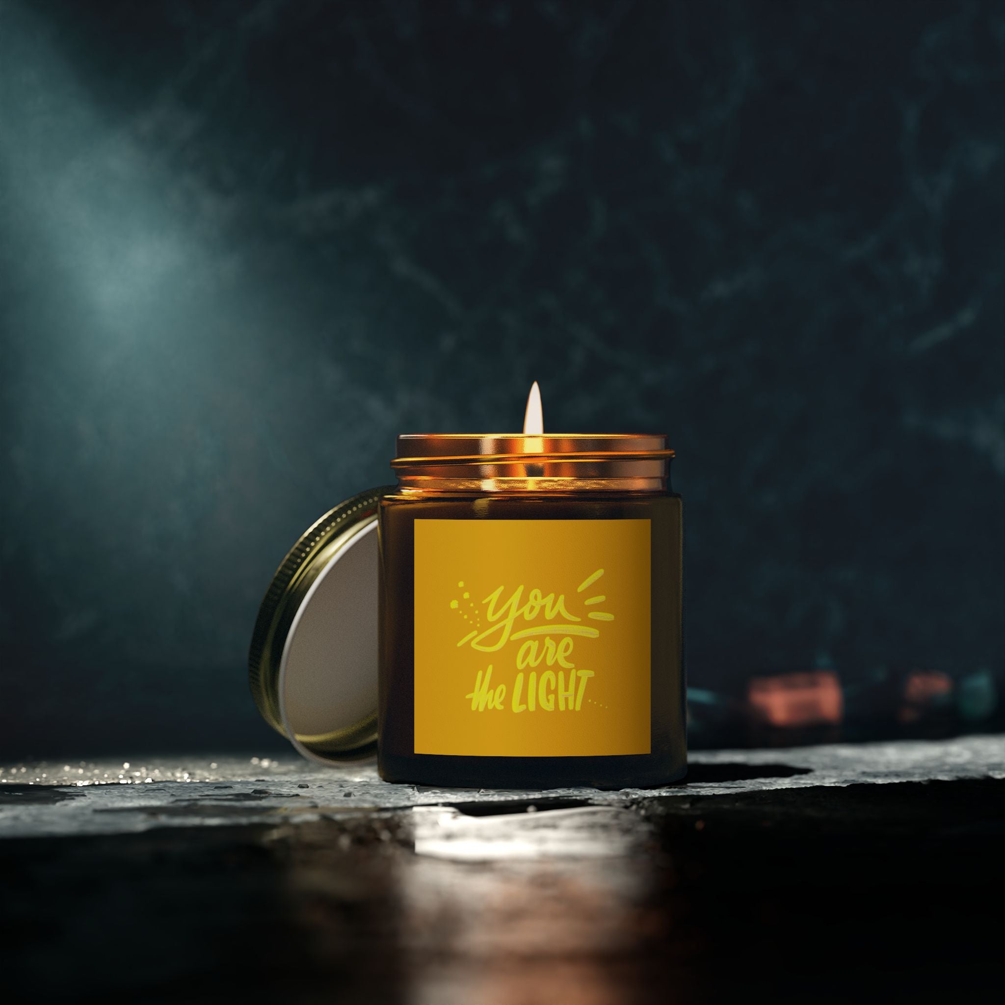 Brightening Scented Candles - You Are the Light | Uplifting Home Décor, Gifts for Friends, Relaxation, Self-Care, Affirmation