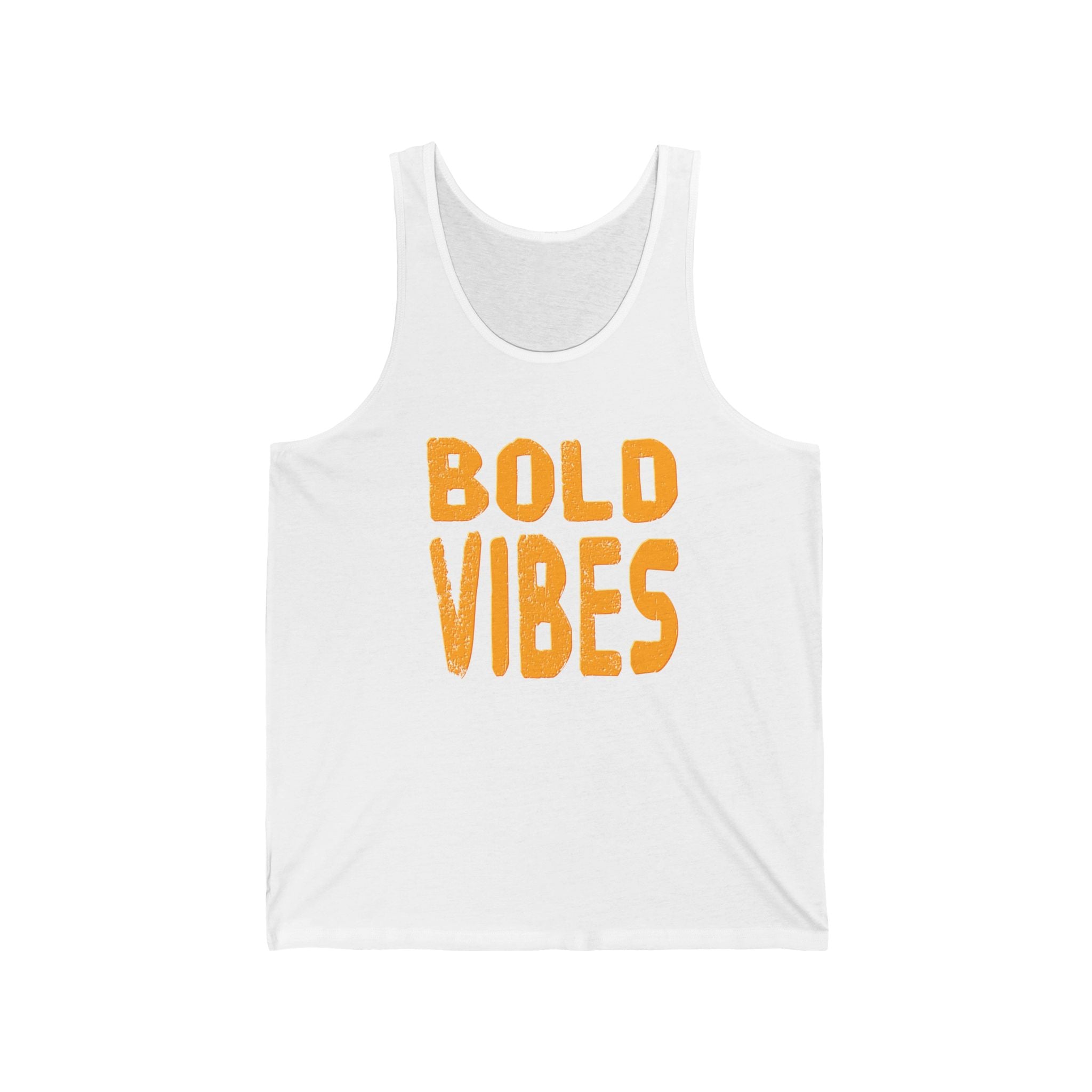 Bold Vibes Unisex Jersey Tank Top - Summer Essentials