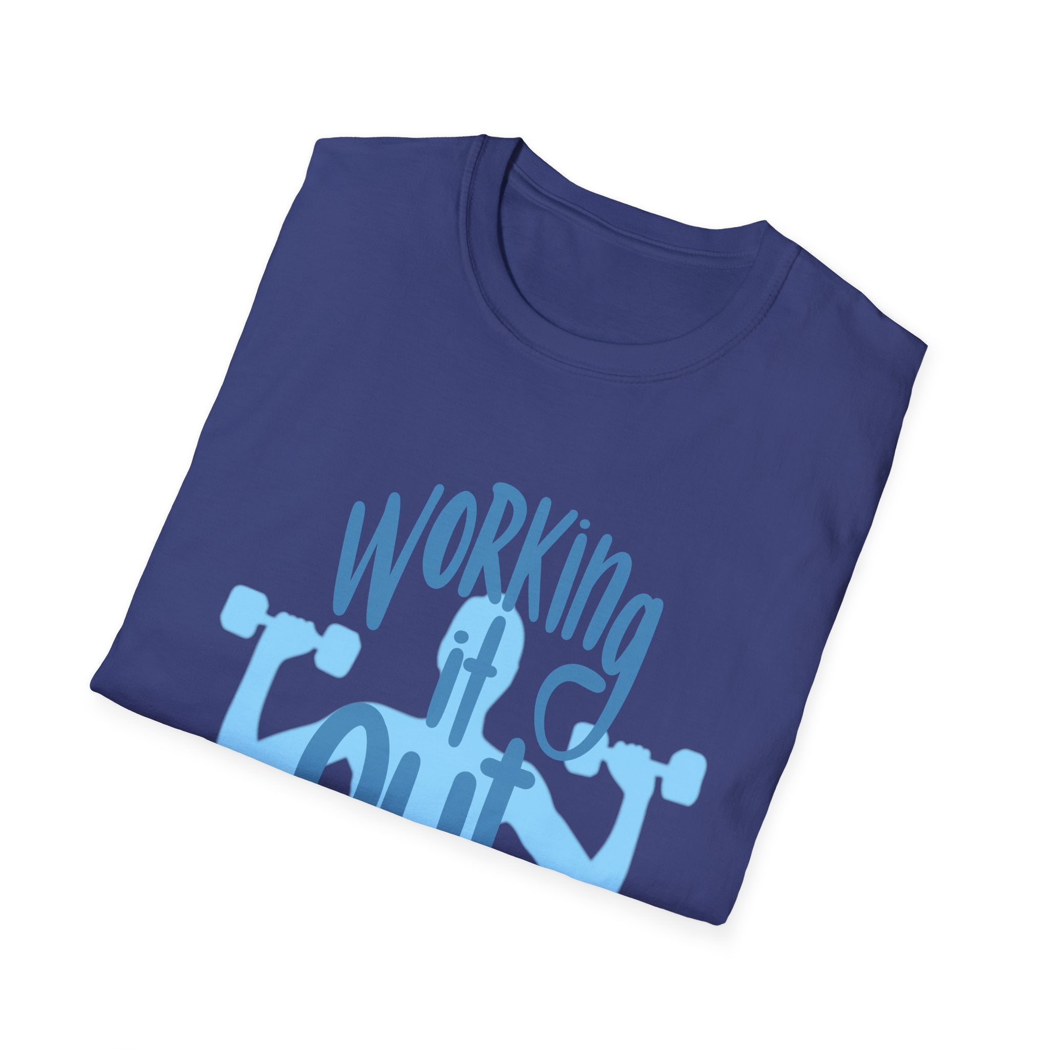 Motivational Workout T-Shirt - "Working Out" Design for Gym Enthusiasts