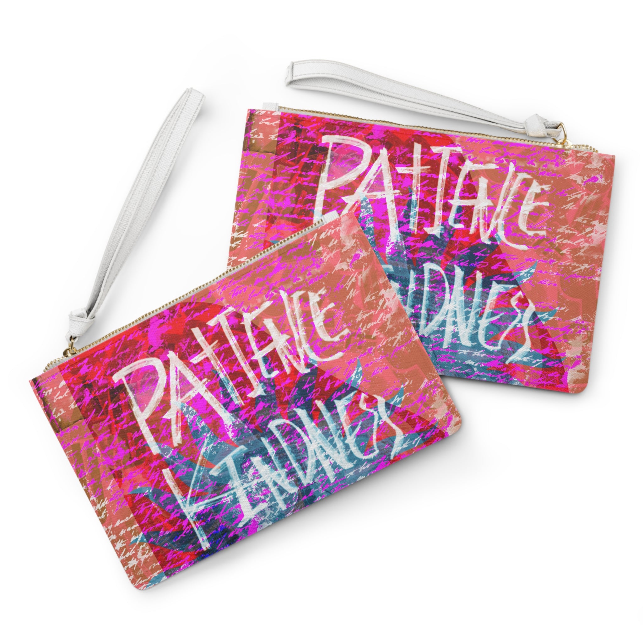 PATIENCE KINDNESS Clutch Bag