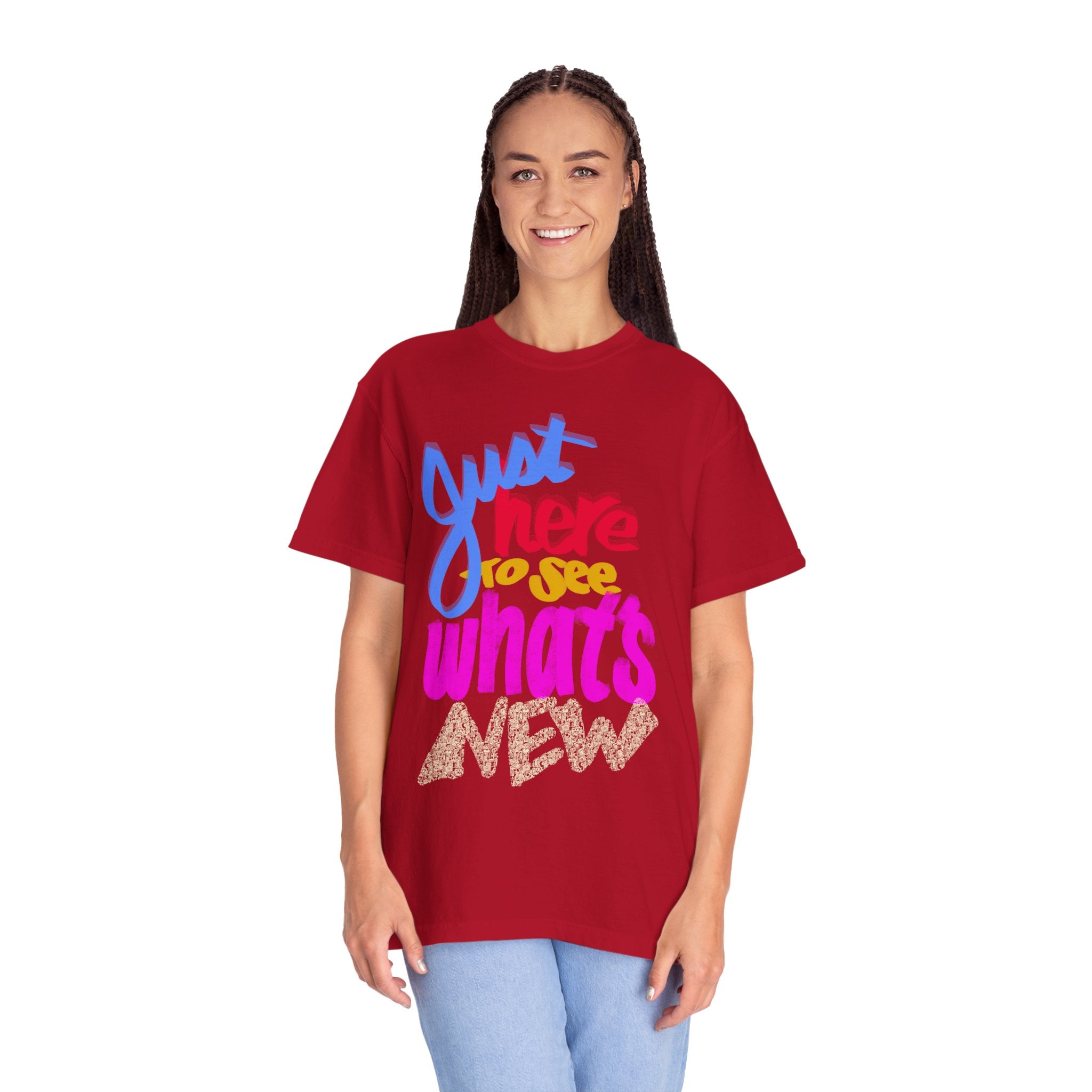 WHAT’S NEW Unisex Garment-Dyed T-shirt