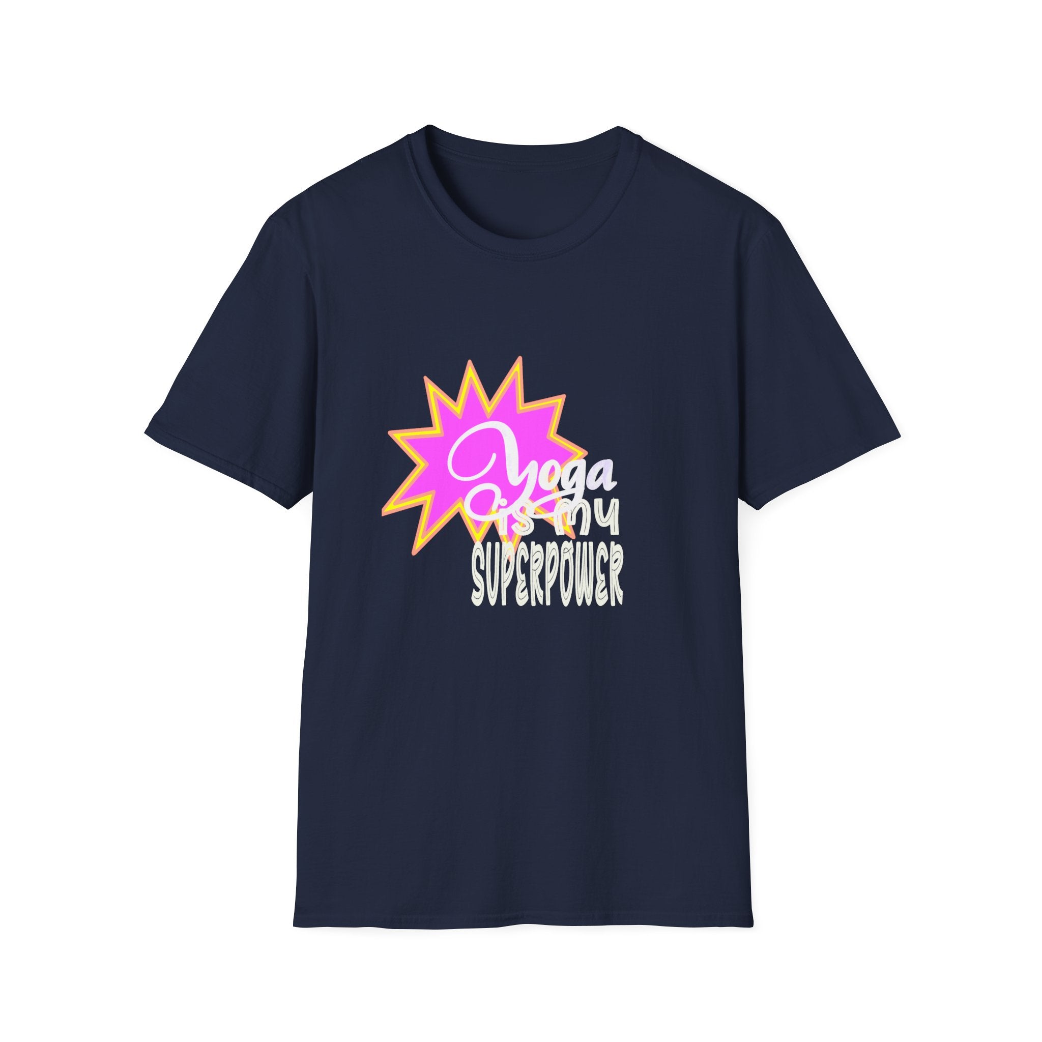 YOGA IS MY SUPERPOWER Unisex Softstyle T-Shirt