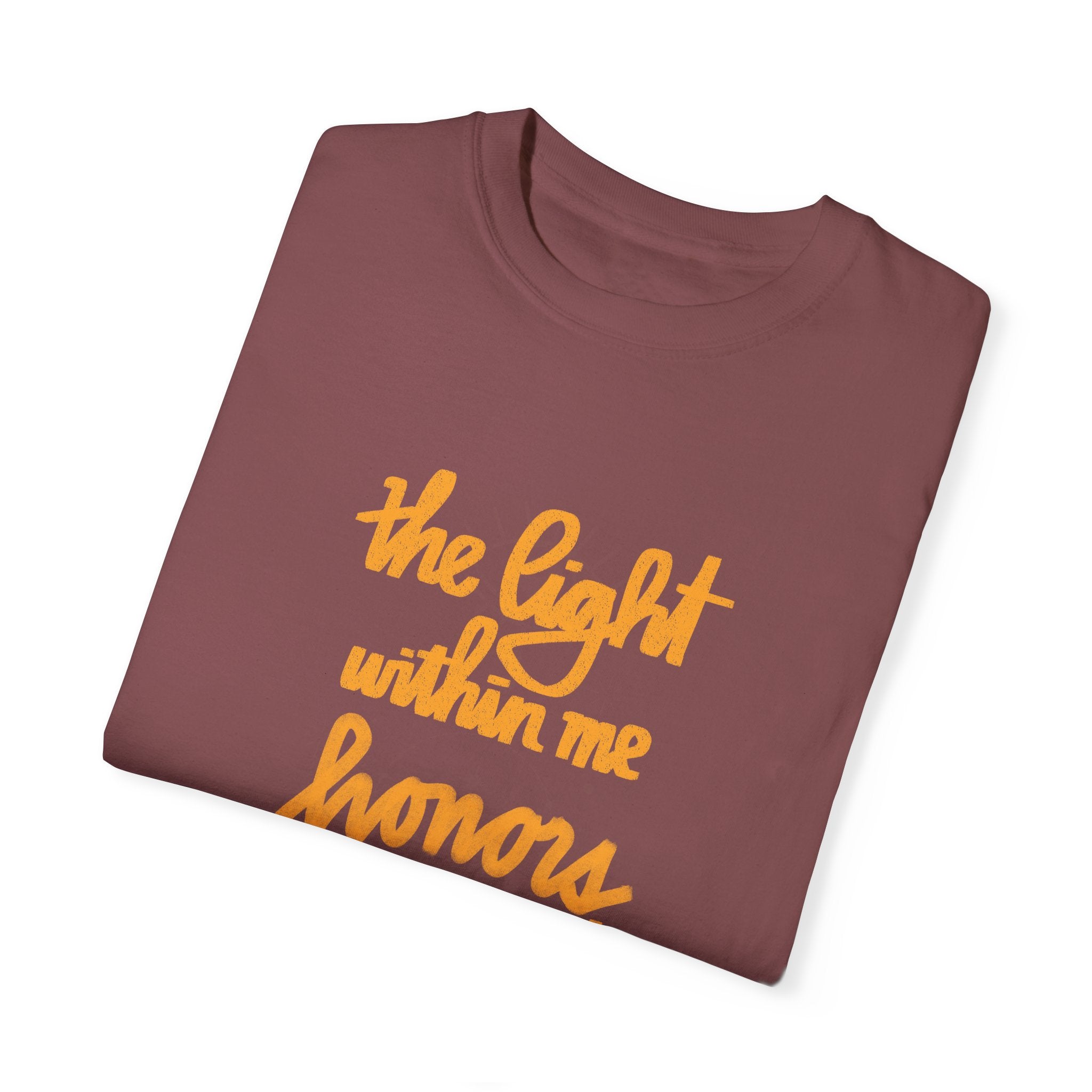 THE LIGHT WITHIN ME Unisex Garment-Dyed T-shirt