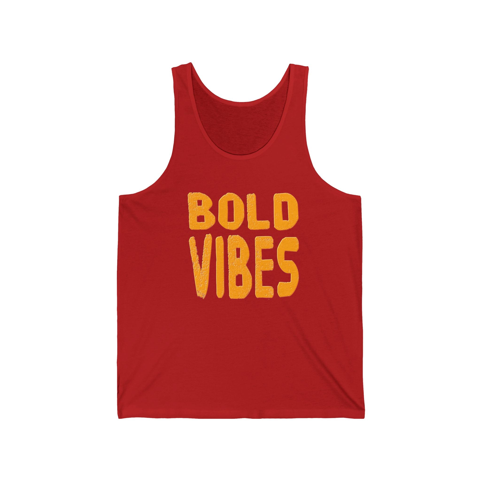 Bold Vibes Unisex Jersey Tank Top - Summer Essentials