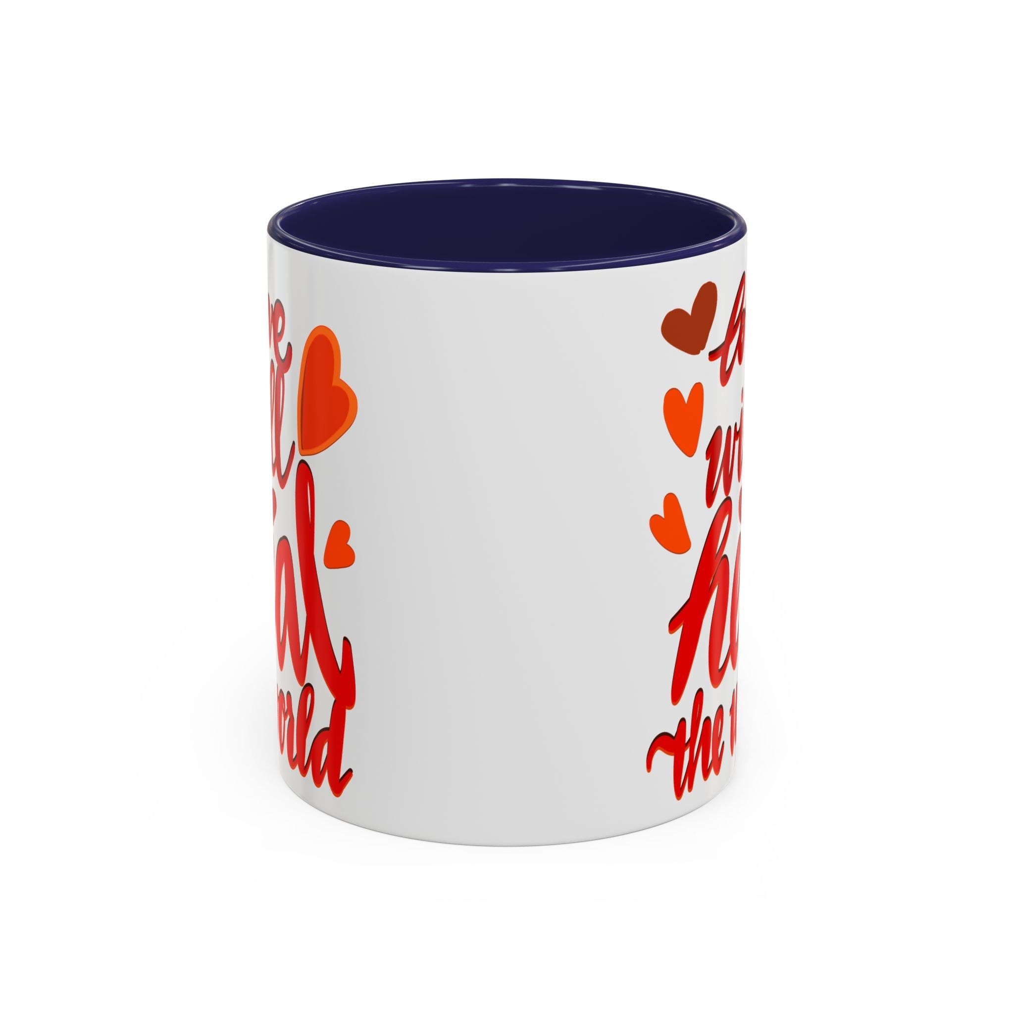 LOVE WILL HEAL THE WORLD mug