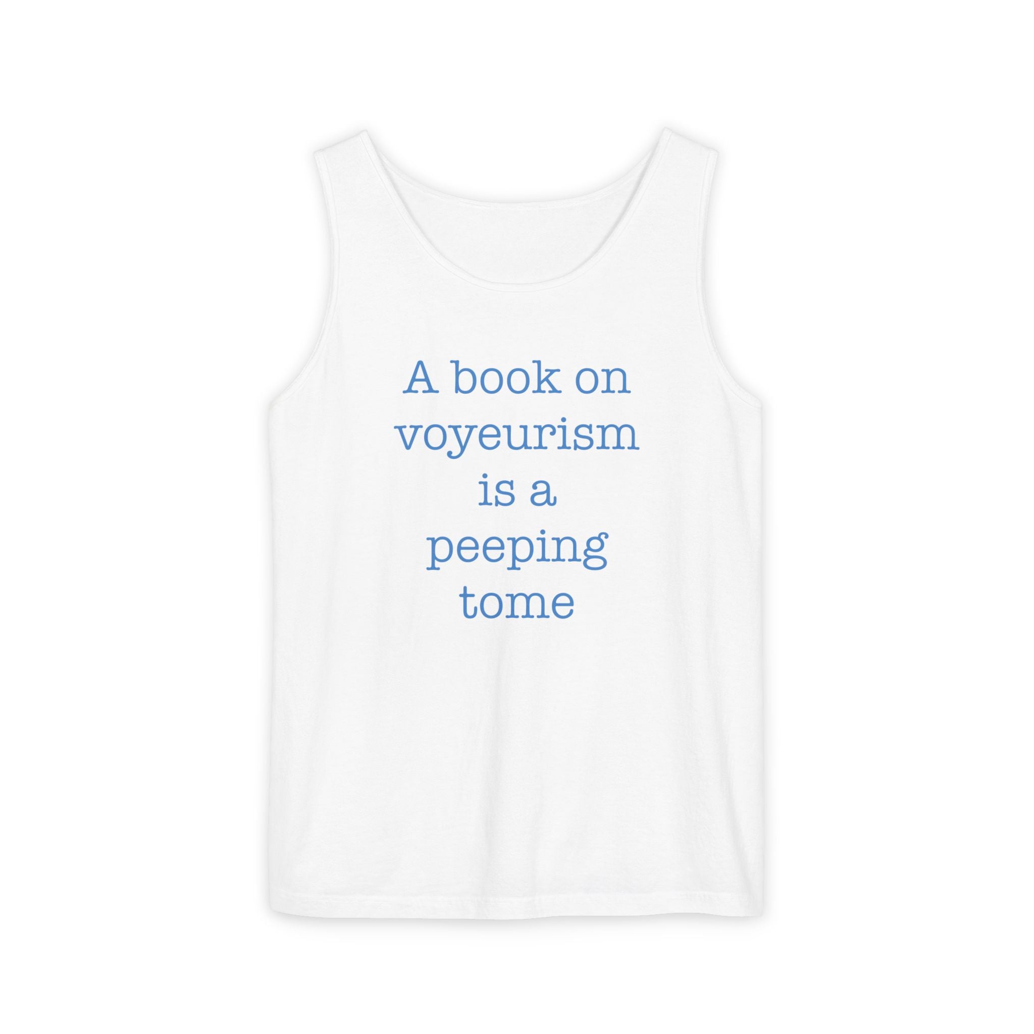 Funny Literary Quote Unisex Tank Top - Perfect for Book Lovers
