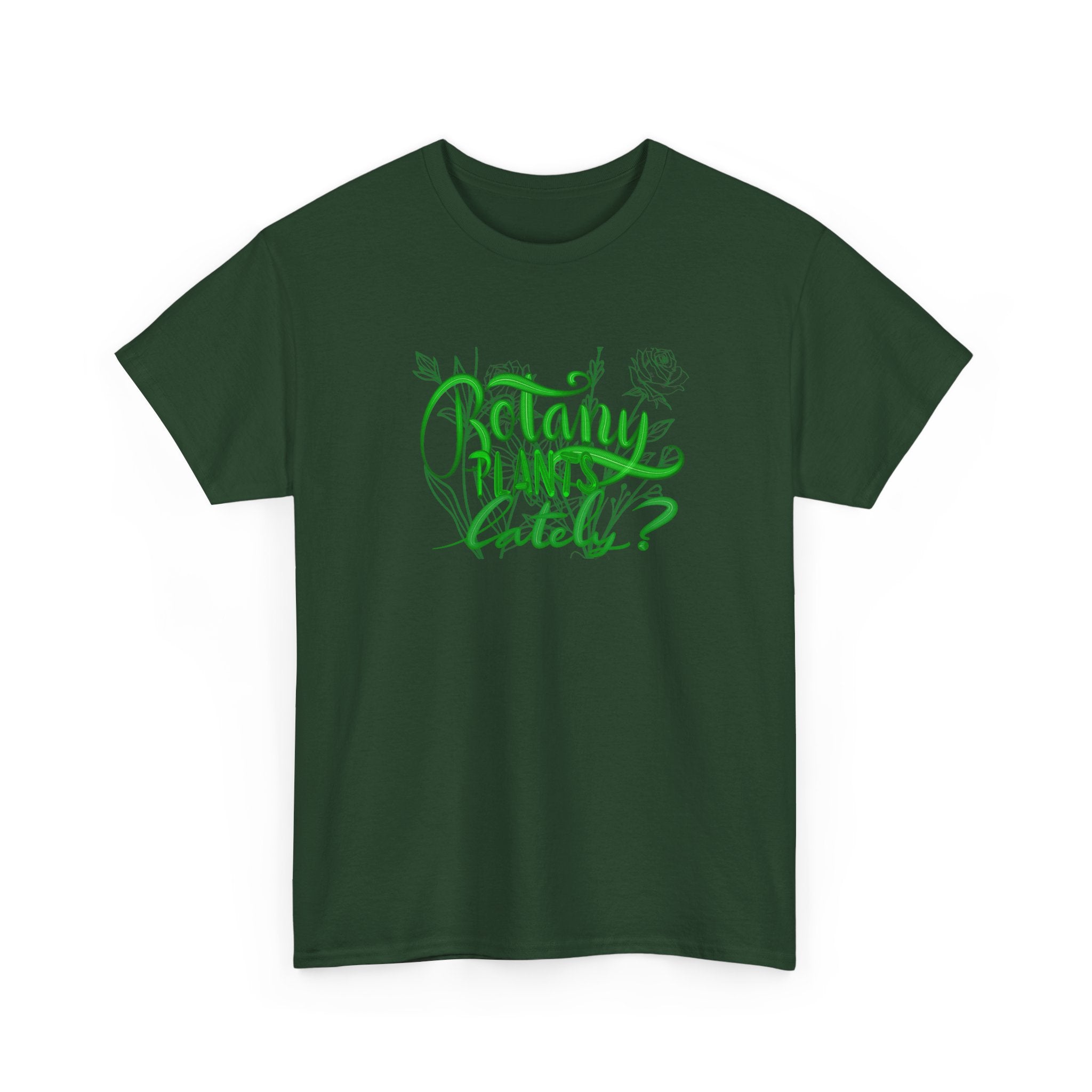 Botany Plants Lately? Unisex Heavy Cotton Tee – Perfect for Nature Lovers & Garden Enthusiasts