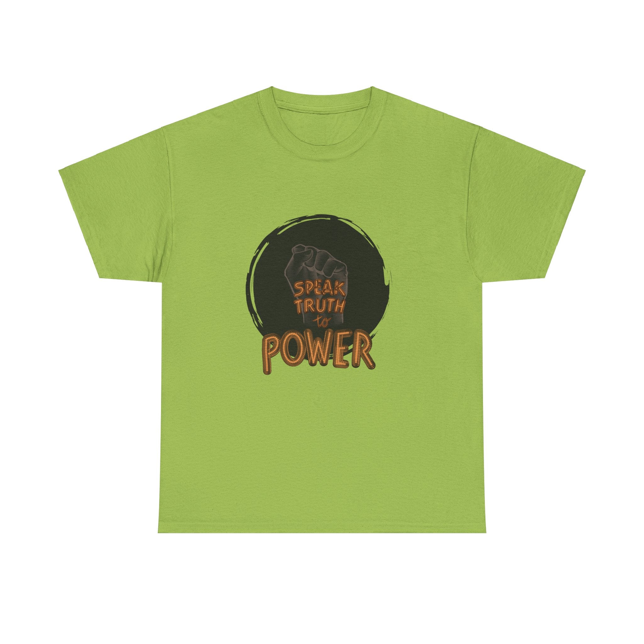 SPEAK TRUTH TO POWER Unisex Heavy Cotton Tee