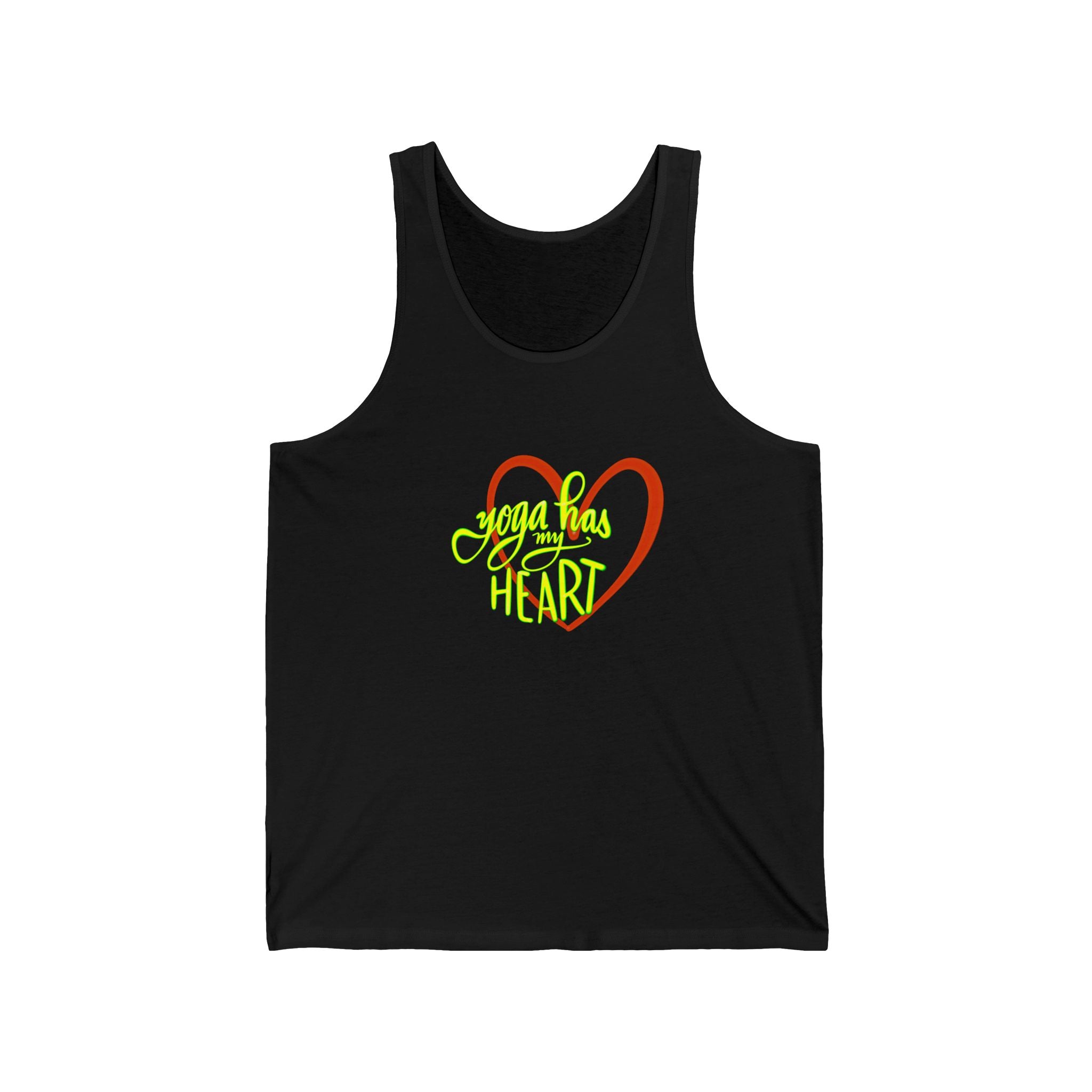 Yoga Has My Heart Jersey Tank