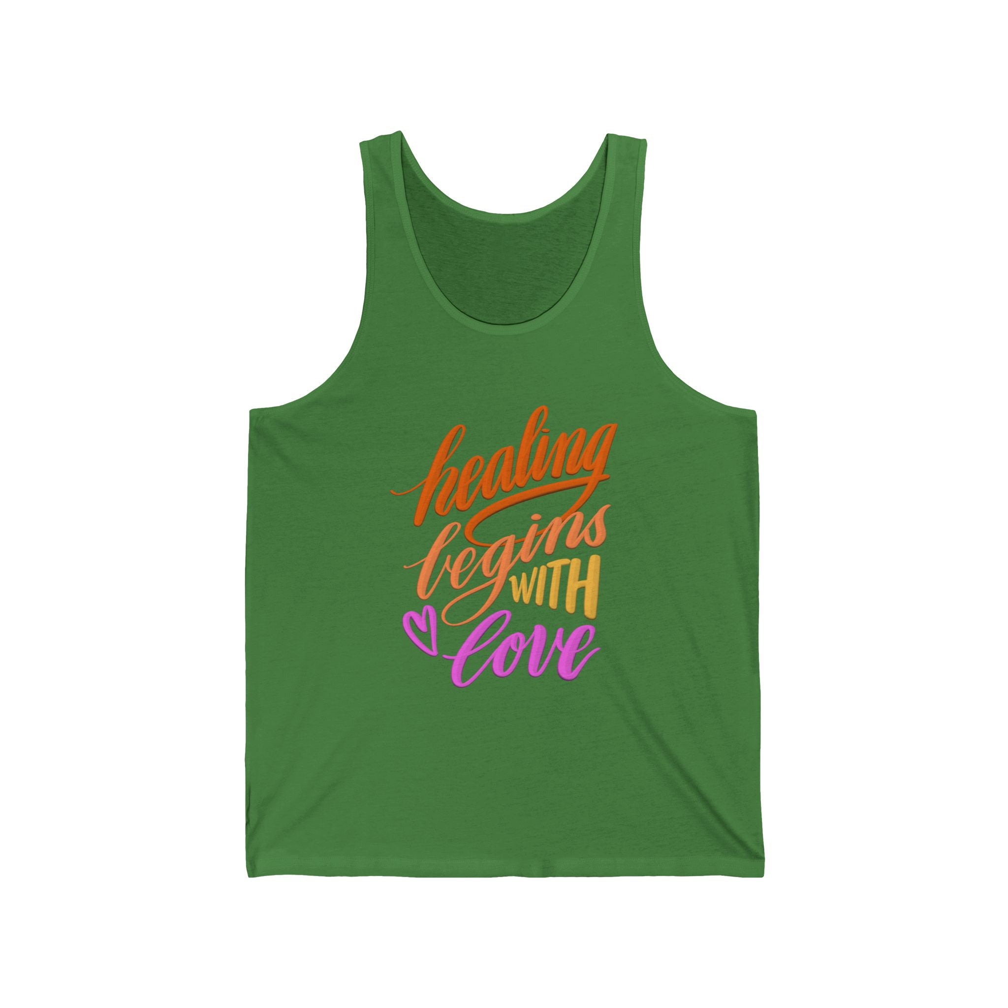 Healing Begins With Love Tank Top — Inspirational Quote Women’s Tank